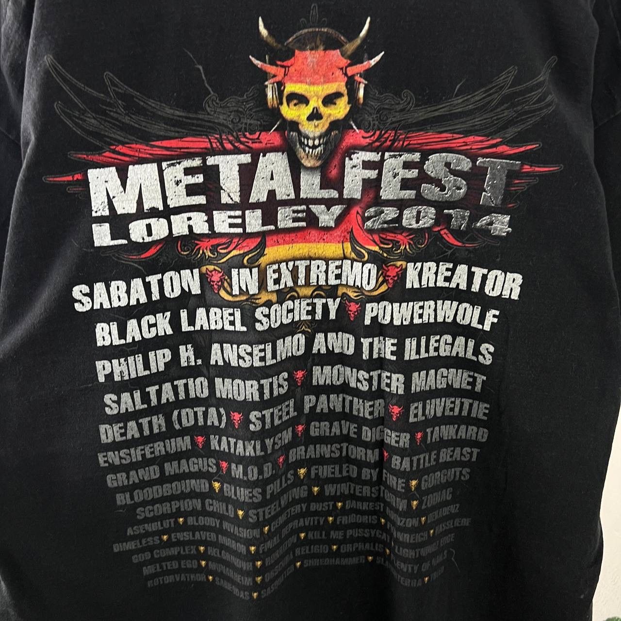Band Tees Vintage Metalfest Loreley 2014 Rock Band T-Shirt Size US XXL / EU 58 / 5 - 6 Thumbnail
