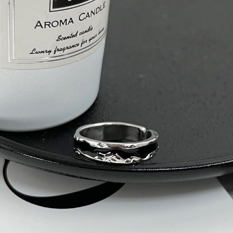 Jewelry Punk Jewelry Rings Open Size Chrome Ring (Size 7-13) Size ONE SIZE - 6 Thumbnail