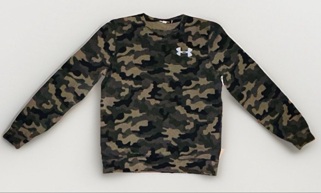 Under Armour Men's Under Armour Camo Sweatshirt S Green Size US S / EU 44-46 / 1 - 1 Thumbnail