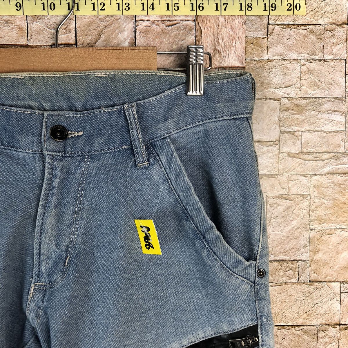 Japanese Brand Iz Frontier Blue Cargo Multipocket Pants #A968 Size US 32 / EU 48 - 9 Thumbnail