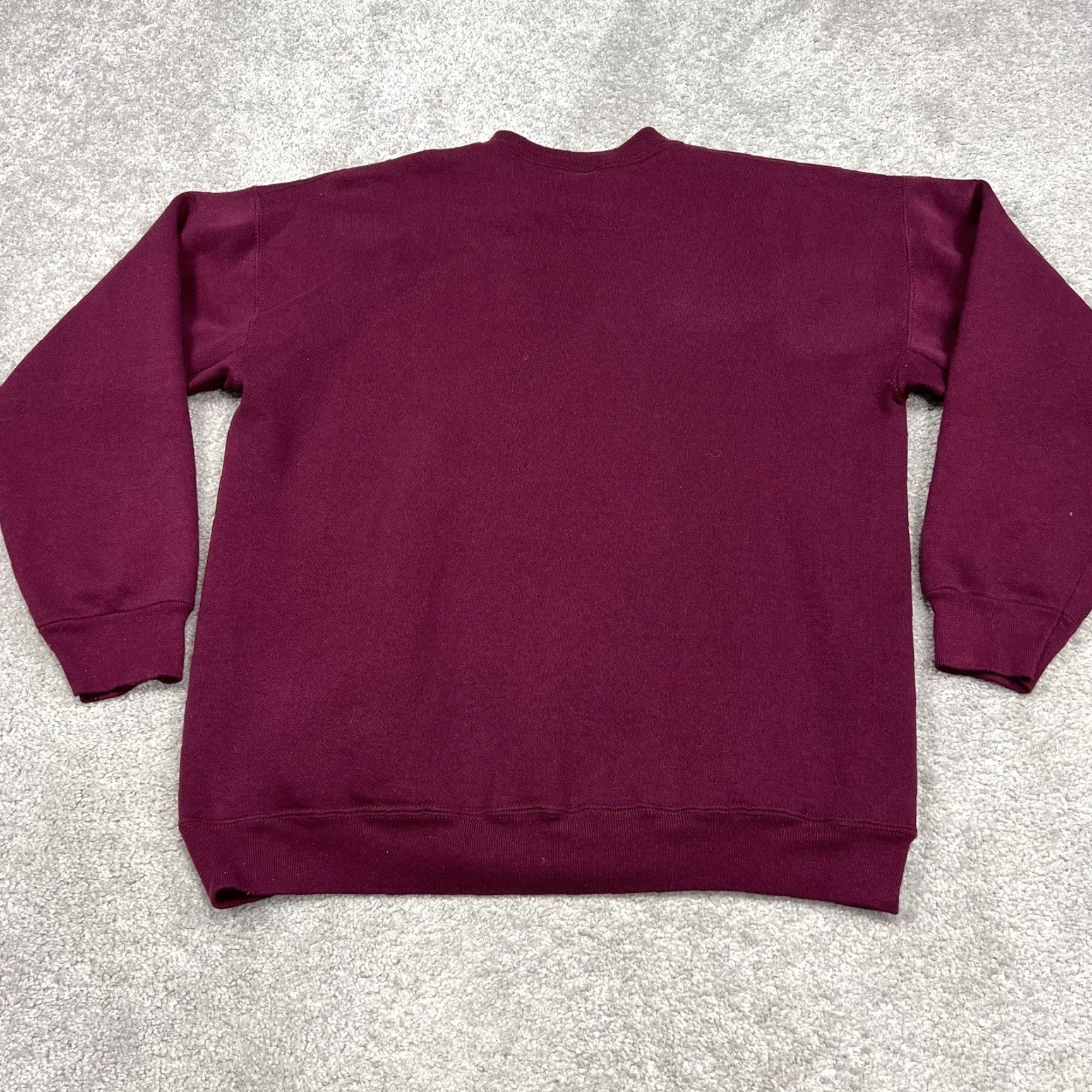 Vintage VINTAGE Discus Athletic Harvard Sweatshirt Adult Large Maroon Crewneck Cotton Blend USA Nike? Size US L / EU 52-54 / 3 - 6 Thumbnail