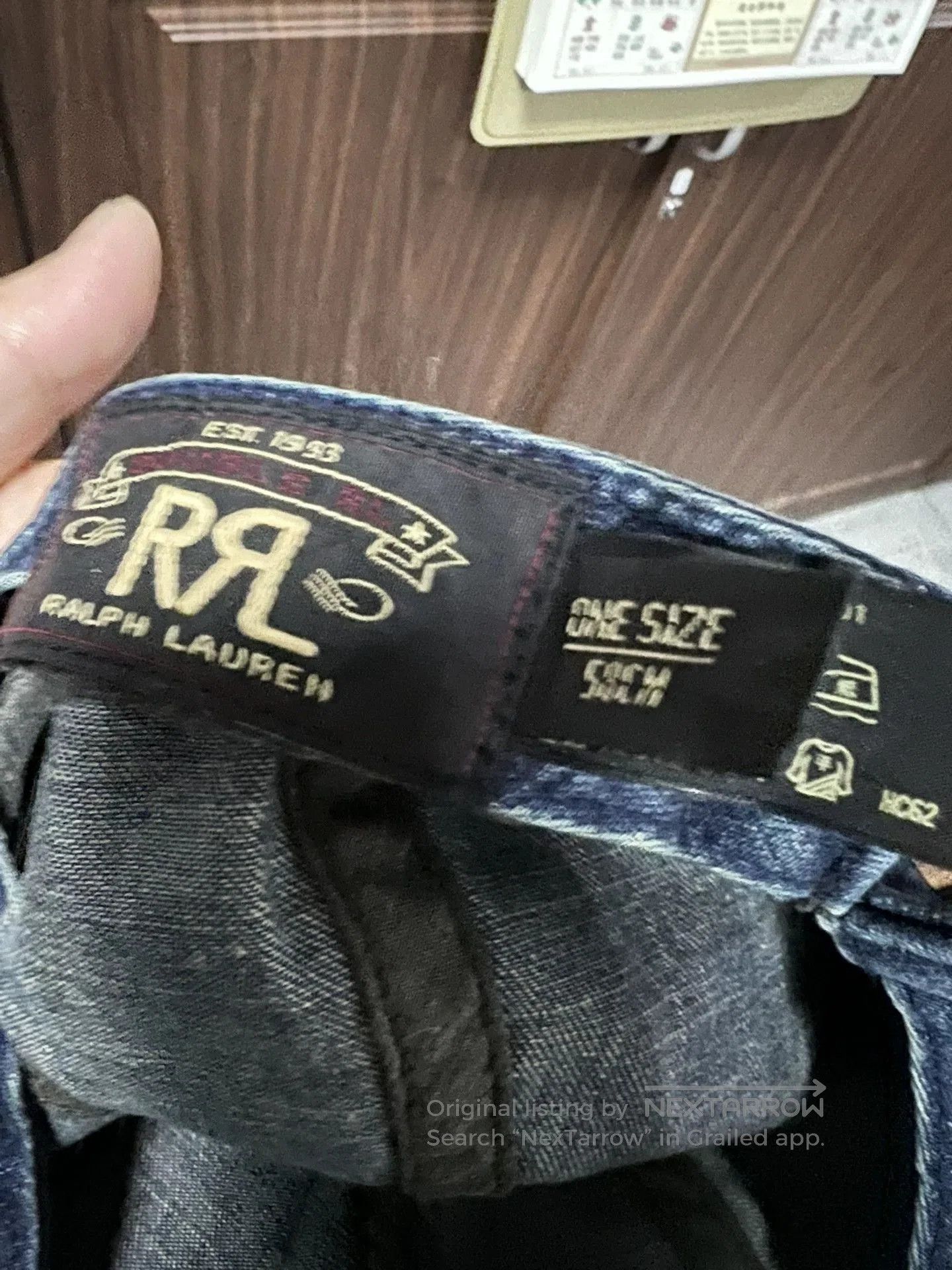 RRL Ralph Lauren RRL Denim Hat in One Size. Size ONE SIZE - 6 Thumbnail