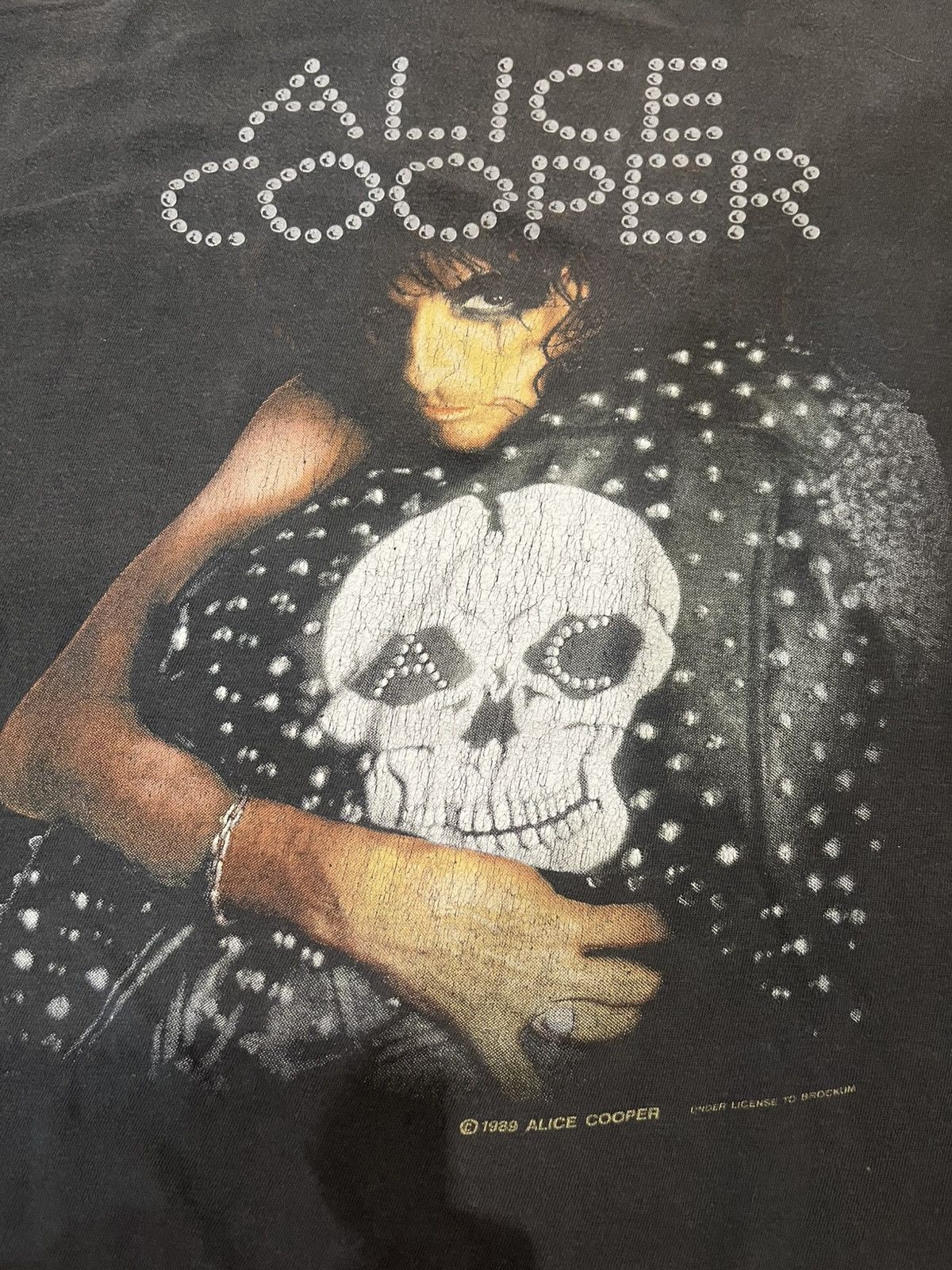 Band Tees × Vintage Vintage Alice Cooper Trash 1989 T-Shirt Size US XL / EU 56 / 4 - 4 Thumbnail