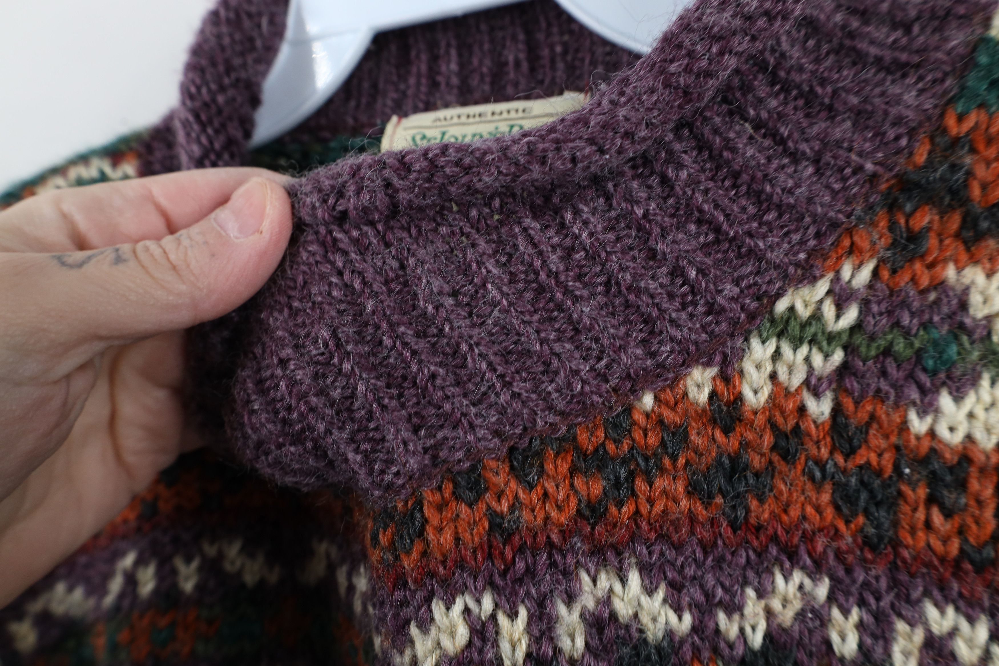 Vintage Vintage 90s Streetwear Blend Marled Knit Fair Isle Sweater Size M / US 6-8 / IT 42-44 - 6 Thumbnail