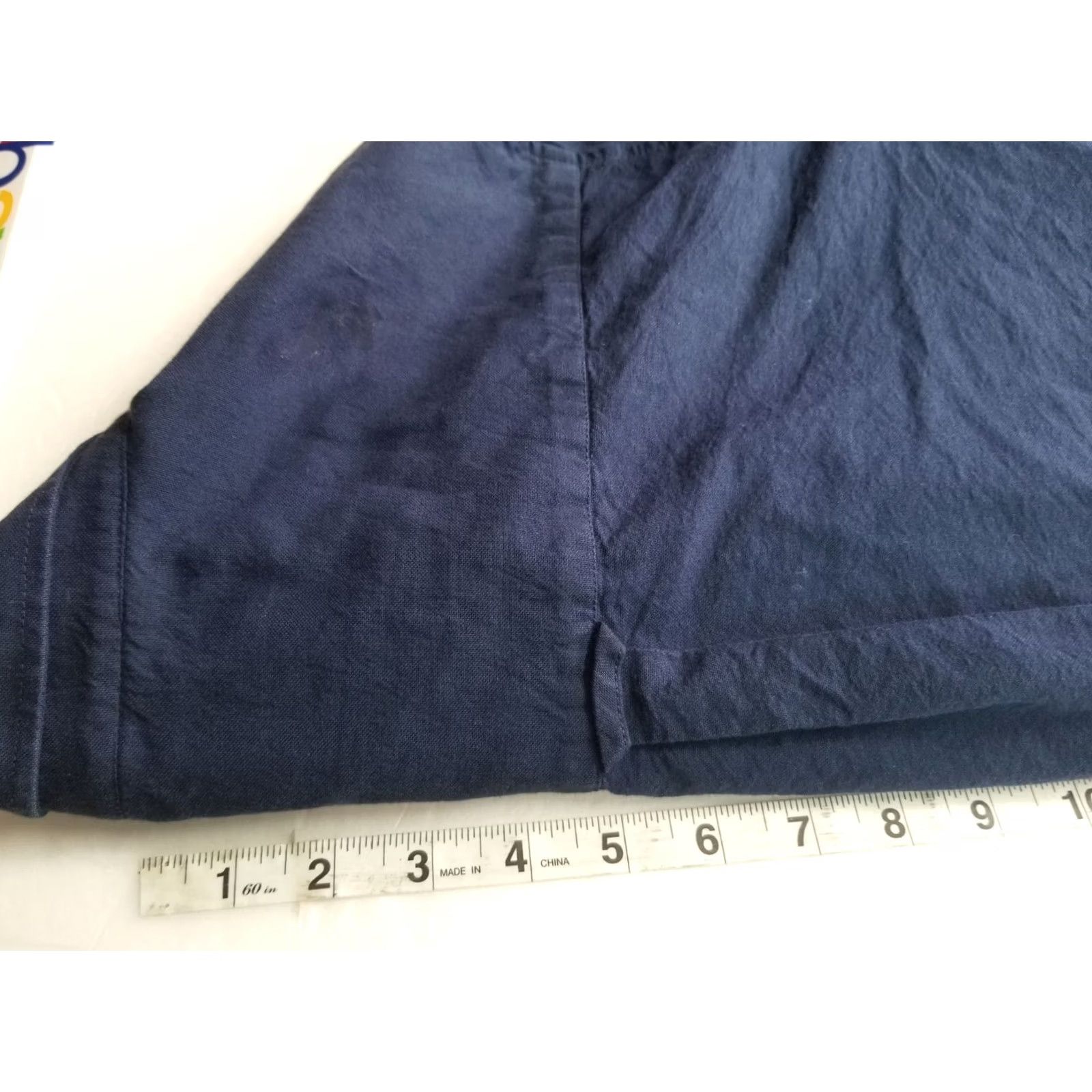 Topman TOPMAN Navy Blue Mens Medium Long Sleeve Button Shirt Size US M / EU 48-50 / 2 - 5 Thumbnail