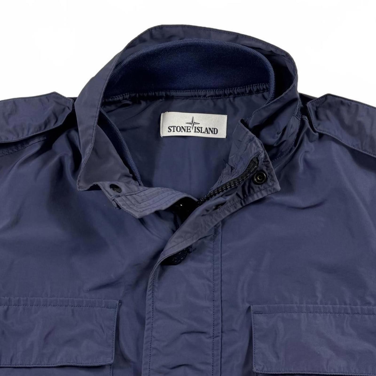 Stone Island Stone Island Micro Reps Field Jacket Blue Medium Size US M / EU 48-50 / 2 - 4 Thumbnail