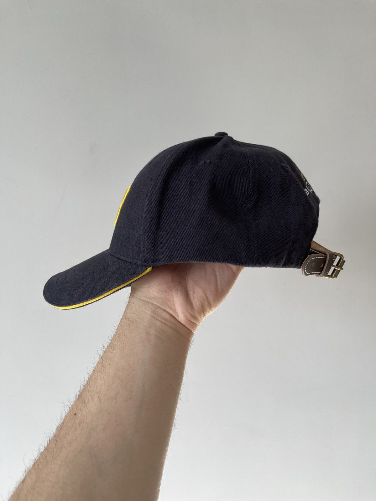 Breitling Vintage BREITLING Luxury Cap Hat Leather Strap Embroidered Size ONE SIZE - 5 Thumbnail