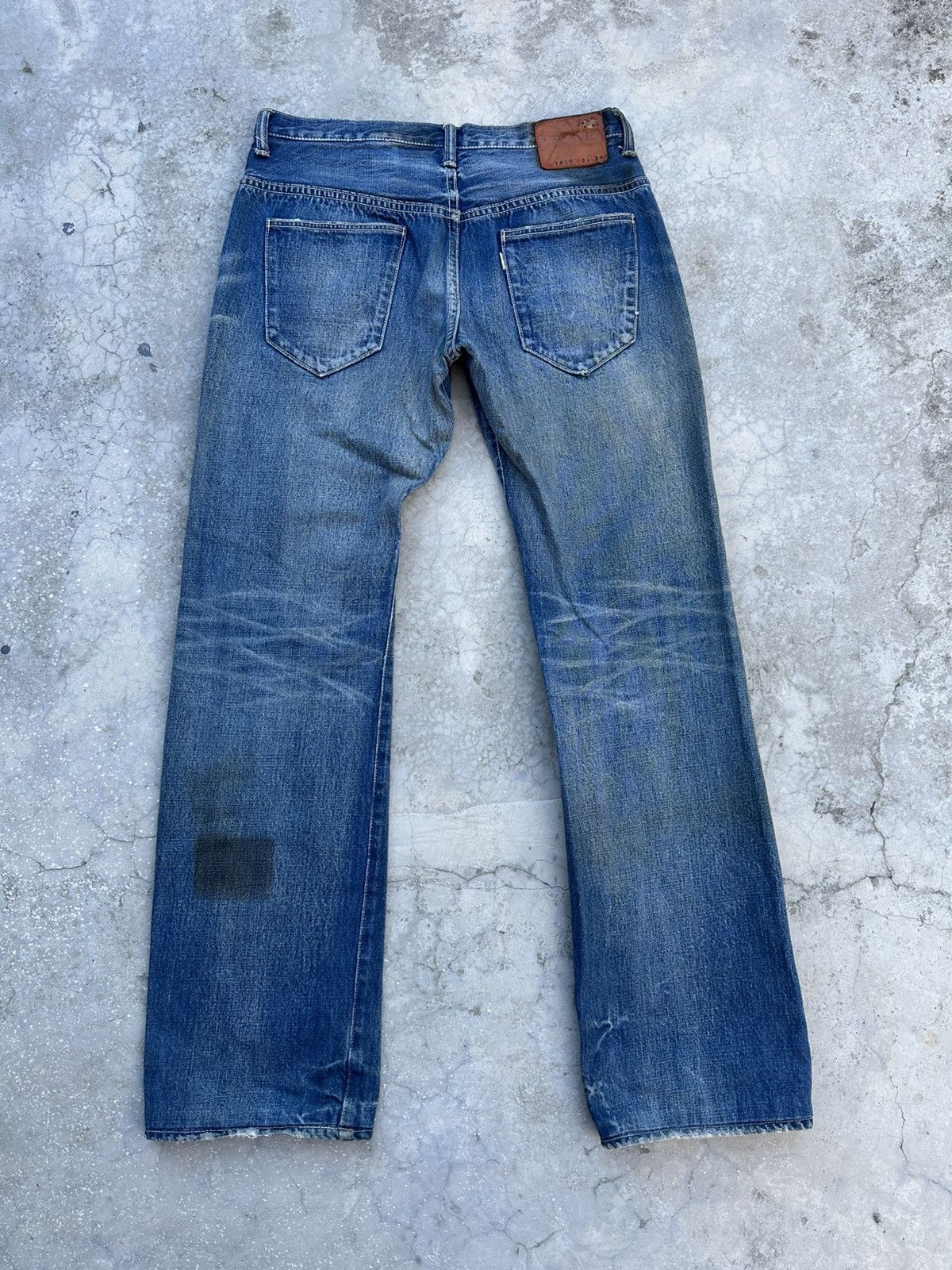 Freewheelers Vtg Japanese Brand Dope & Drakkar Selvedge Patina Denim Jean Size US 32 / EU 48 - 3 Thumbnail