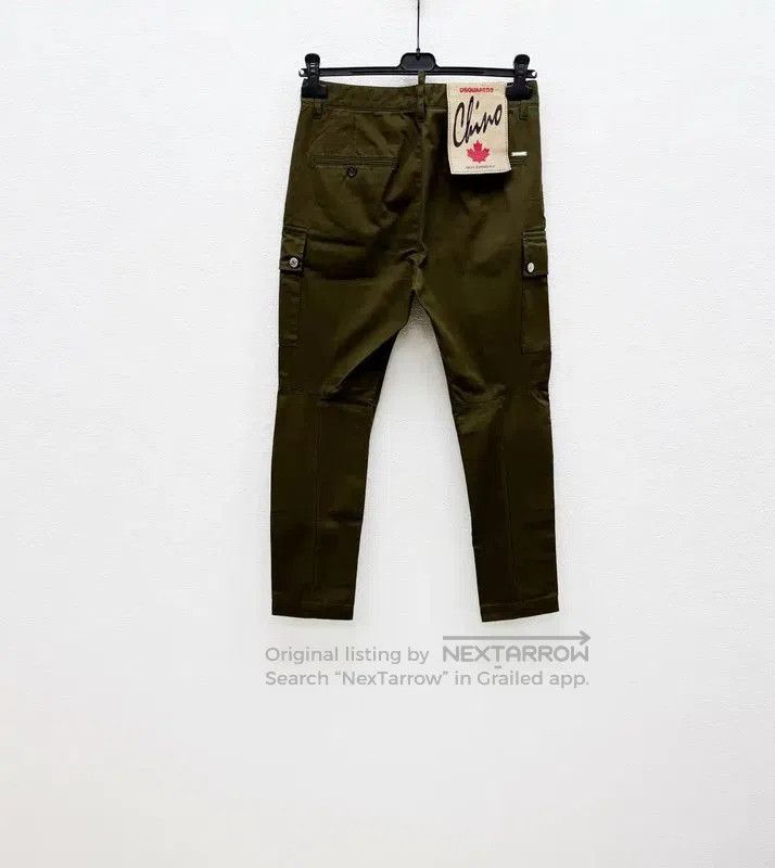 Dsquared2 DSQUARED2 Men's Casual Pants in Military Green . Size US 26 / EU 42 - 4 Thumbnail