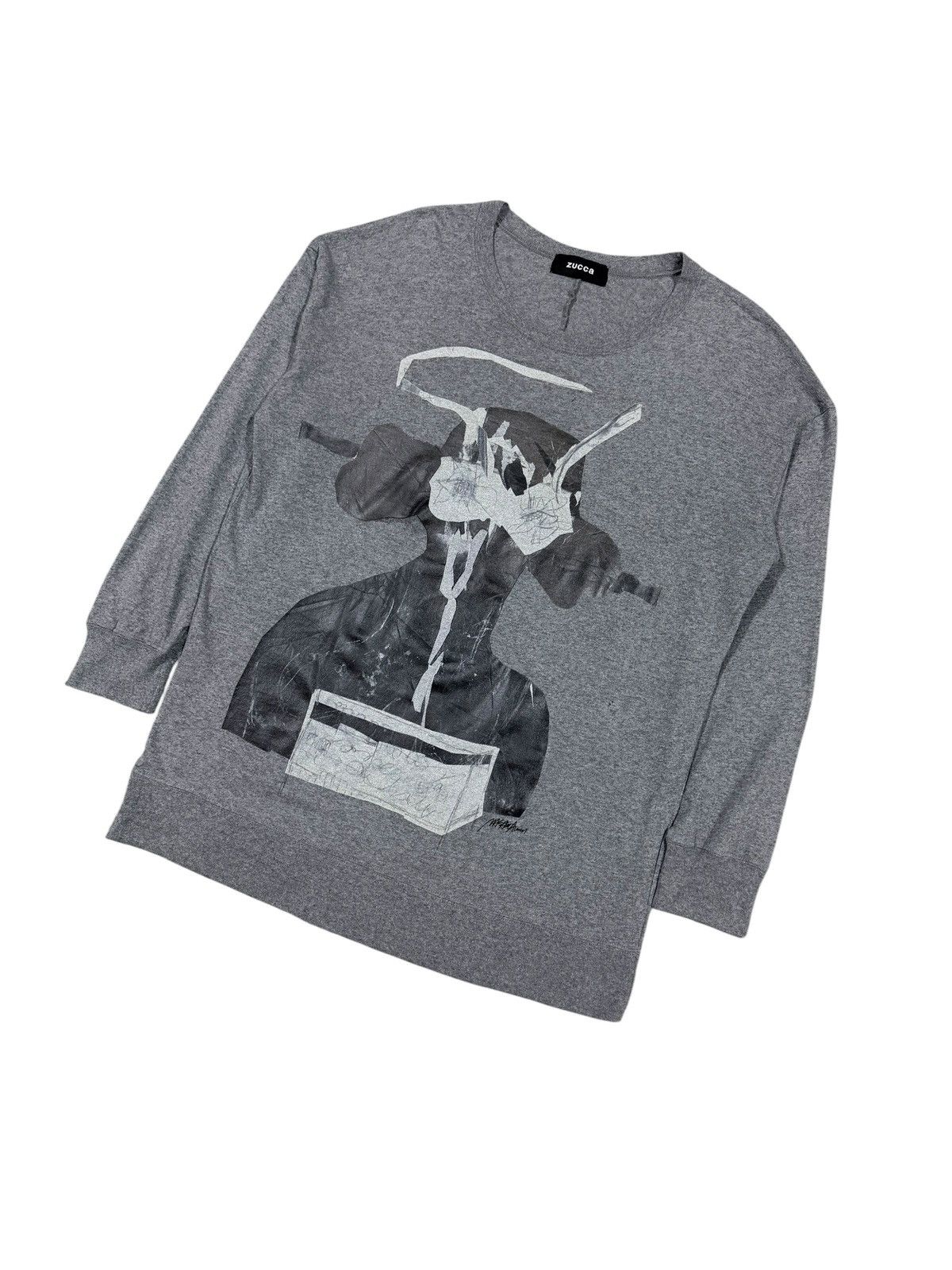 CABANE de ZUCCa Vtg🔥Zucca Artwork Masamitsu Pullover Creawneck Sweatshirt Size US M / EU 48-50 / 2 - 6 Thumbnail