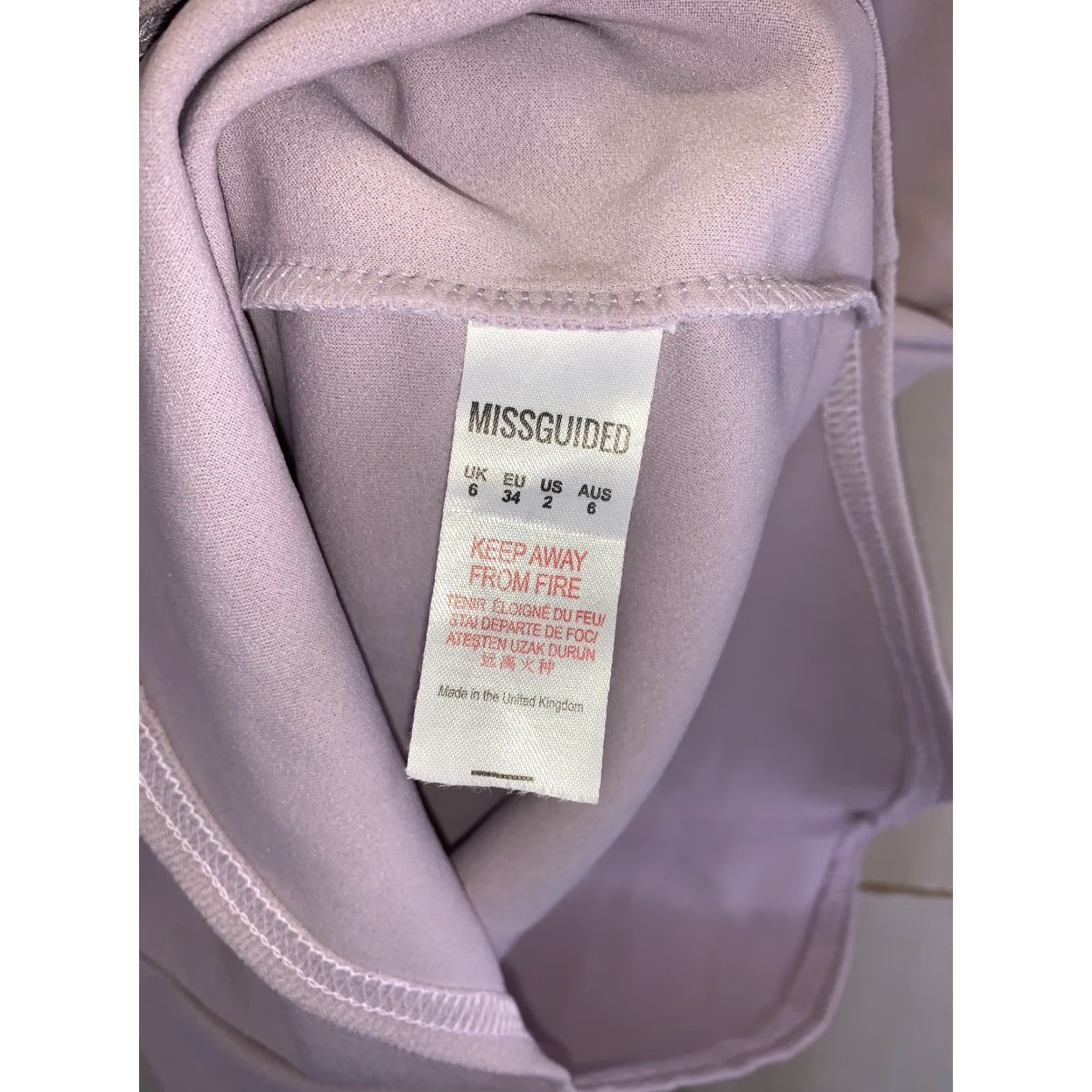 Missguided Missguided Dress Womens Halter Neck Strapless Purple Mauve Size 2 NWT-7648 Size XS / US 0-2 / IT 36-38 - 4 Thumbnail