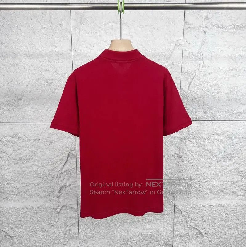 Burberry Burberry Red Cotton Men's T. Size US M / EU 48-50 / 2 - 2 Thumbnail