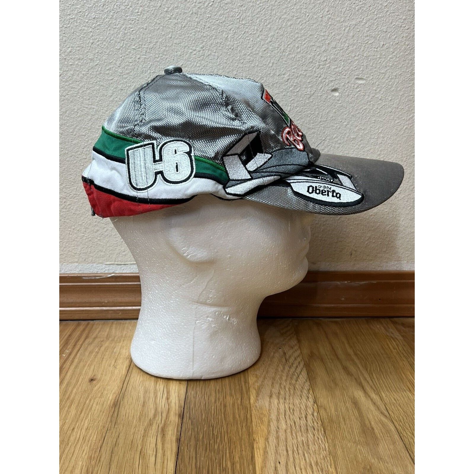 Other Vintage Grand Prix Oh Boy Oberta Jerky Racing Silver Hat Size ONE SIZE - 2 Thumbnail