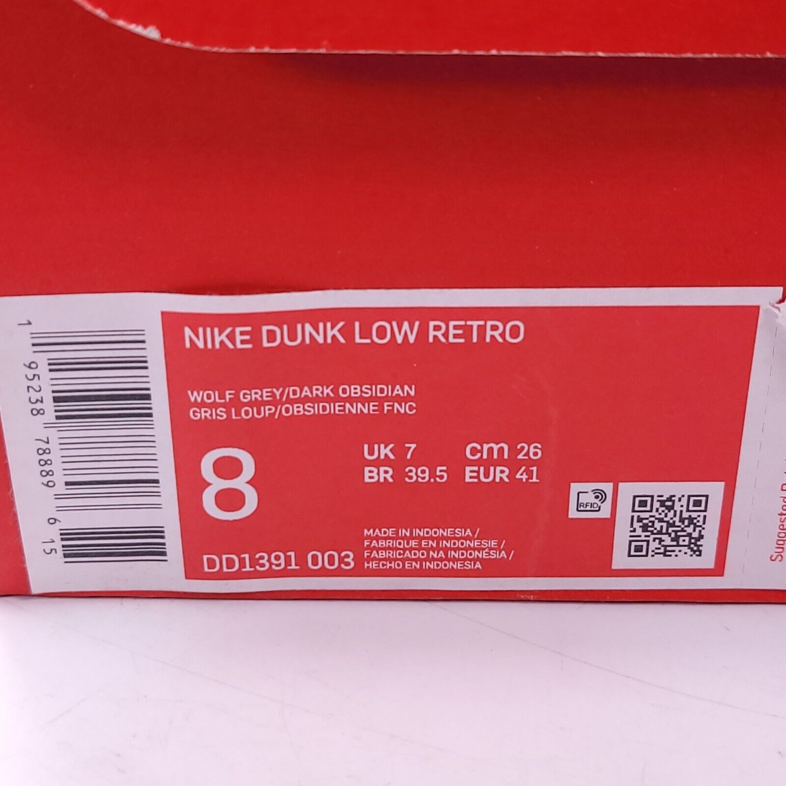 Nike Nike Dunk Low Retro Basketball Shoe Mens Size 8 DD1391-003 Size US 8 / EU 41 - 9 Thumbnail