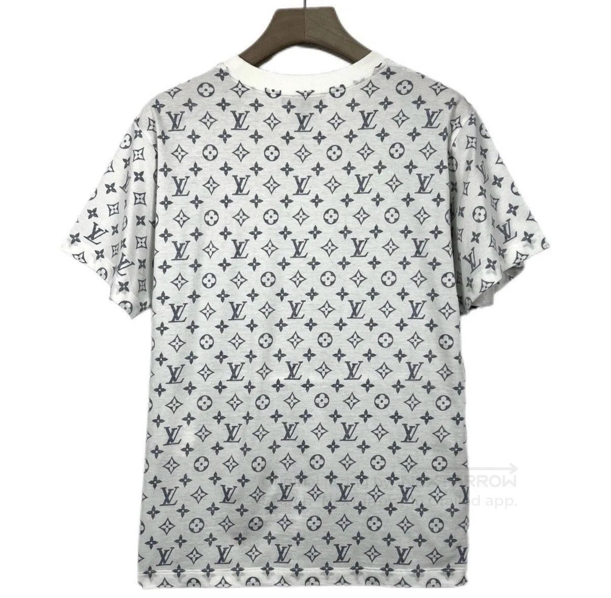 Louis Vuitton White Short Sleeve Patterned T-Shirt. Size US L / EU 52-54 / 3 - 2 Thumbnail