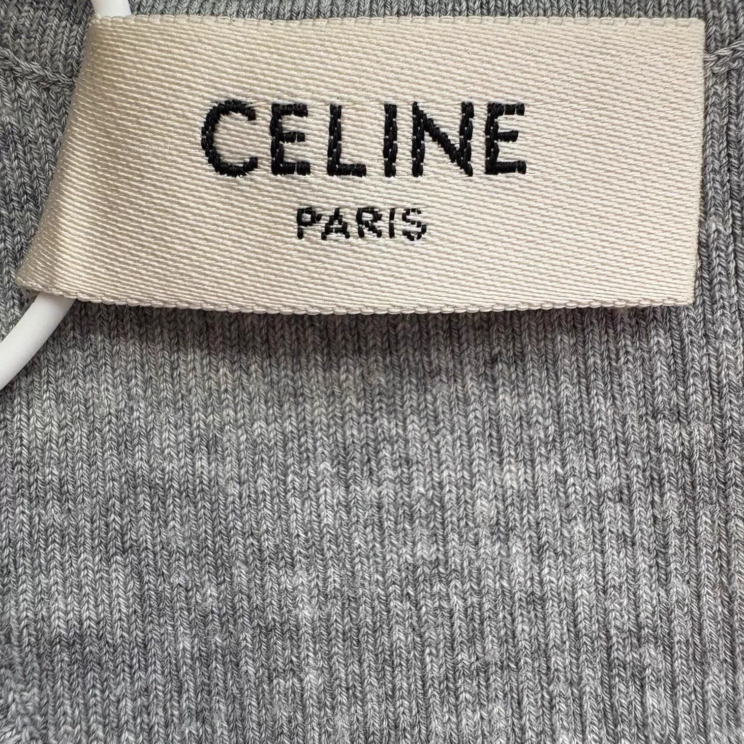 Celine Celine NWT gray logo knit vest M Size M / US 6-8 / IT 42-44 - 5 Thumbnail