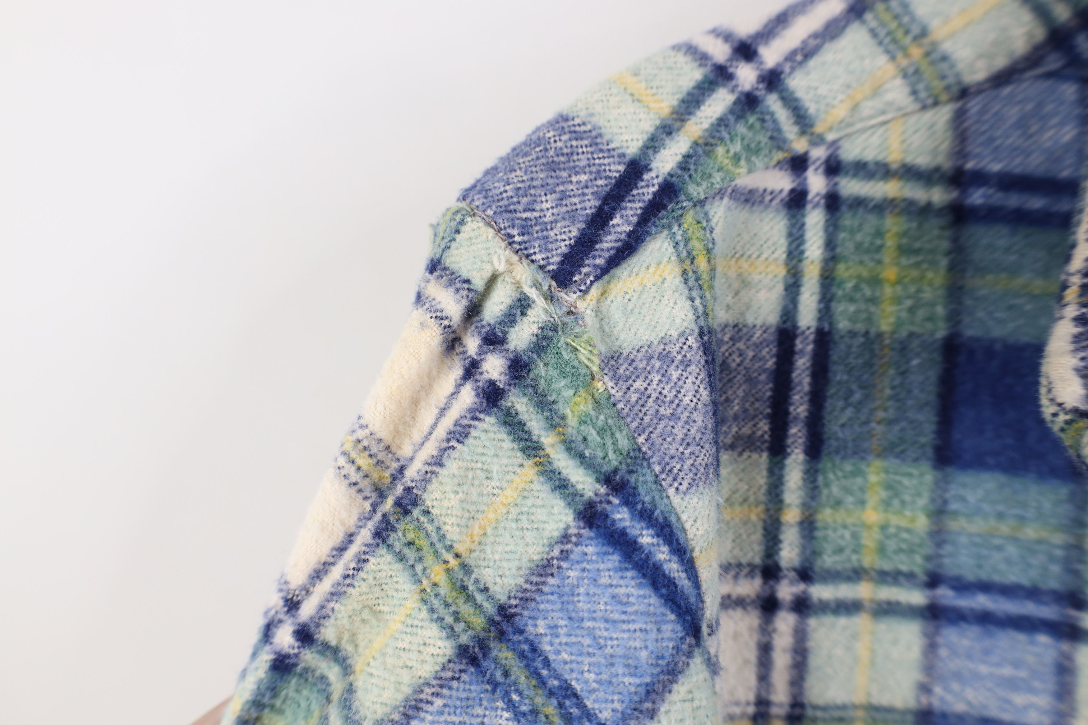 Vintage Vintage 70s Streetwear Flannel Collared Button Shirt Plaid Size US S / EU 44-46 / 1 - 7 Thumbnail