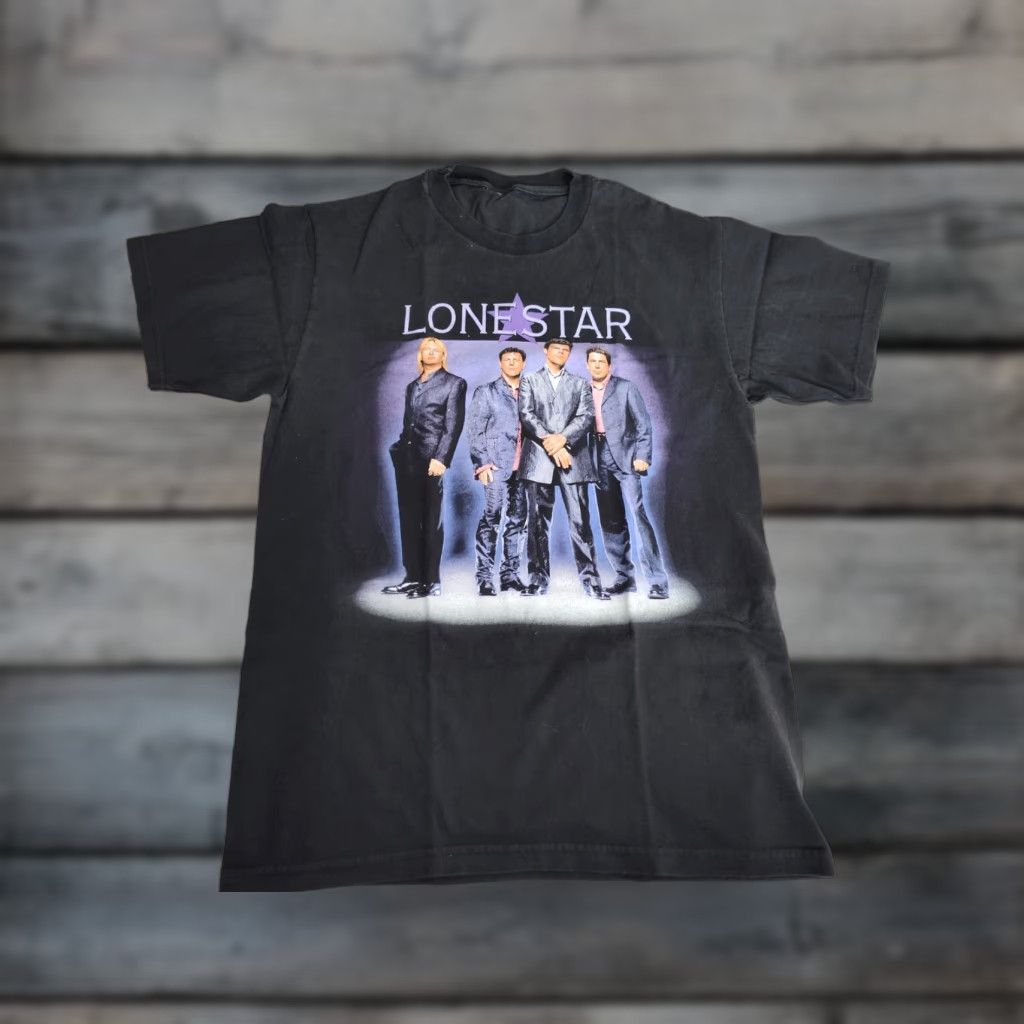 Doublet VINTAGE Lonestar Band Tour Tee Shirt Black 2001 Double-Sided T-Shirt Unisex Adults Small/Medium Size US S / EU 44-46 / 1 - 1 Thumbnail