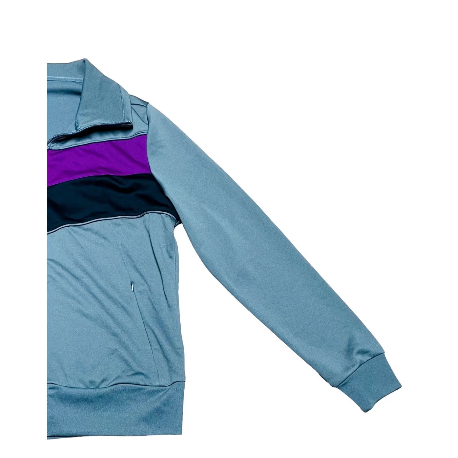 Vintage VINTAGE Lady Foot Locker Women's Tracksuit Full Zip Jacket XL Pants LG VTG Gray & Purple 90s Running & Jogging Womens Size 36" / US 14 / IT 50 - 5 Thumbnail