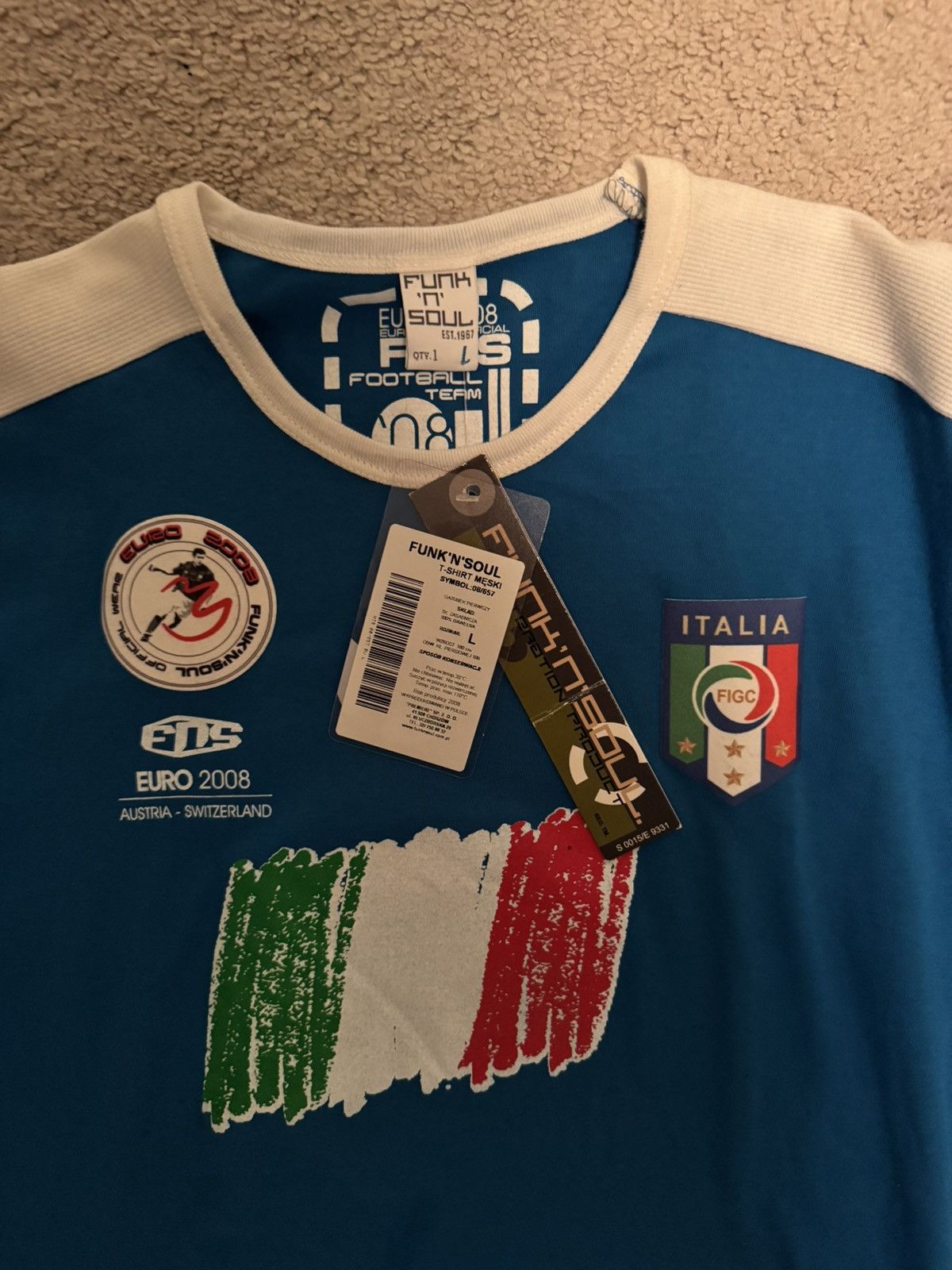 Vintage Euro 2008 Austria vs Switzerland soccer jersey t shirt Size US L / EU 52-54 / 3 - 3 Thumbnail