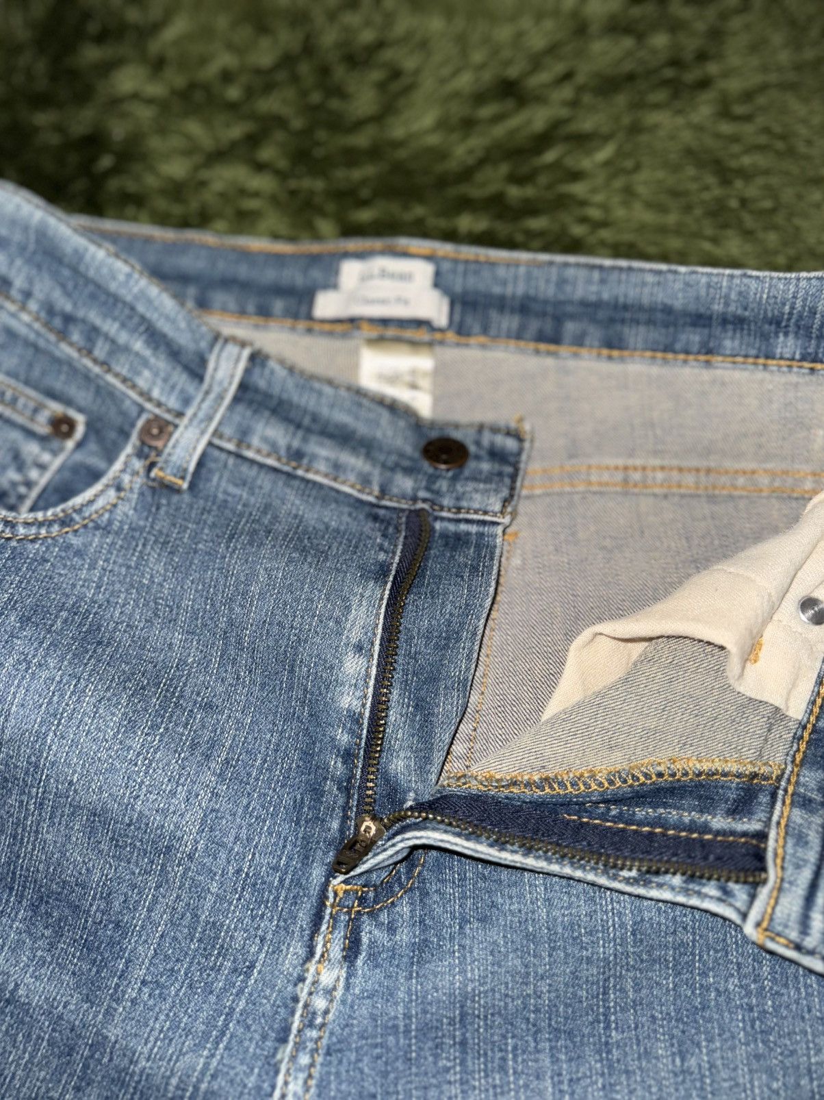 L.L. Bean L.L.Bean Japan Classic Fit Vintage Washed Denim Pants Indigo Size US 30 / EU 46 - 3 Thumbnail