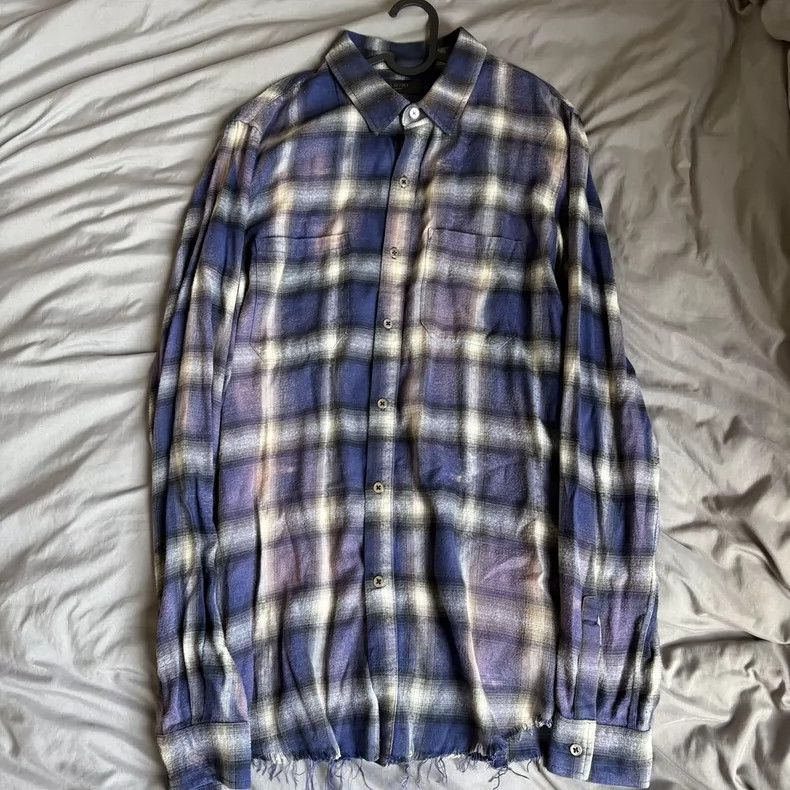 Amiri Amiri Electric Purple Fume Dyed Shirt Size US M / EU 48-50 / 2 - 1 Thumbnail