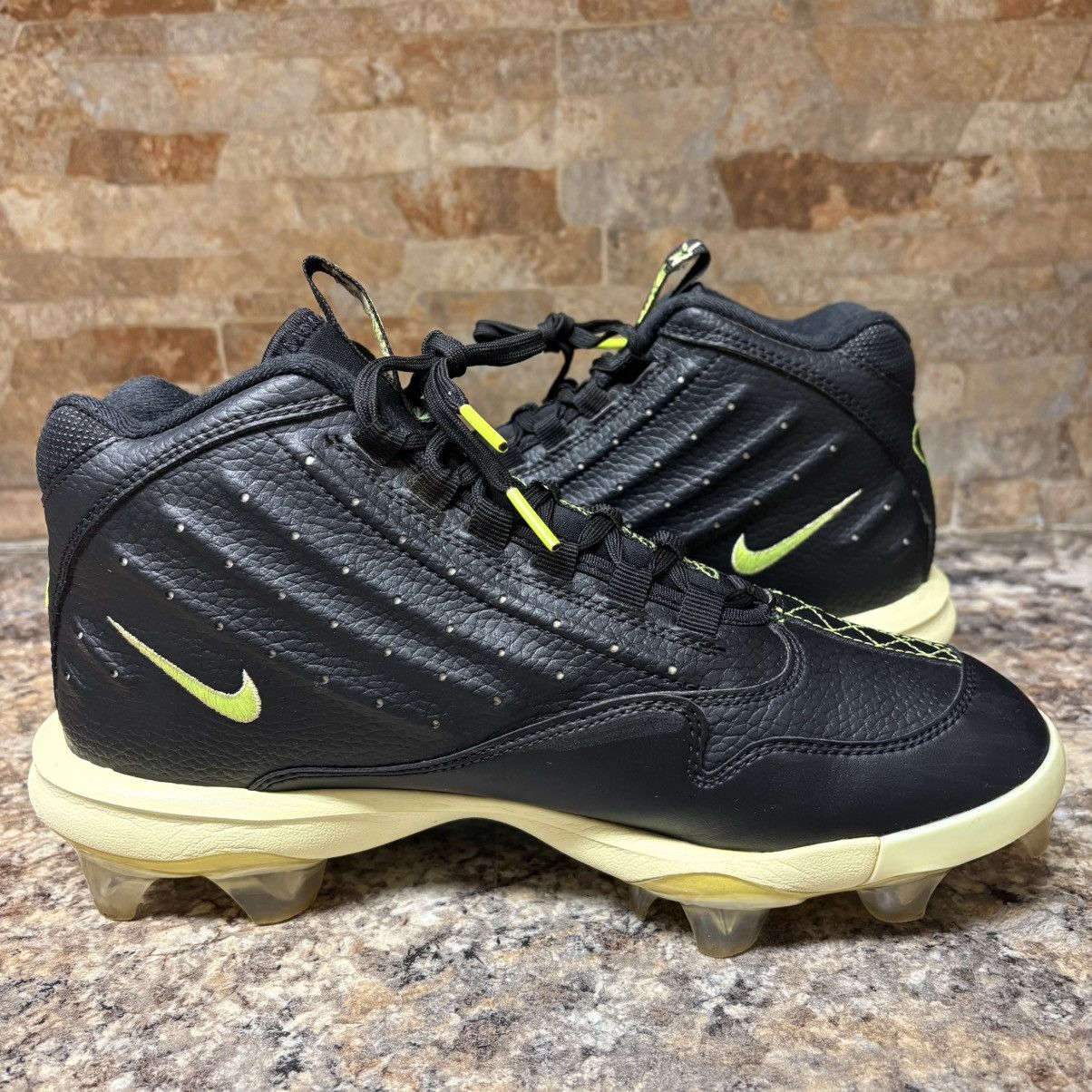 Nike Nike Griffey 2 MCS Baseball Cleats Black/Volt Size 8 Size US 8 / EU 41 - 6 Thumbnail