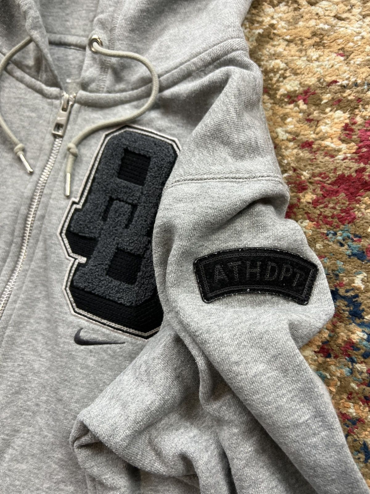 Nike 🪬 90’s NIKE ZIP HOODIE ATHLETIC DEPARTMENT Y2K SWOOSH LOGO Size US S / EU 44-46 / 1 - 4 Thumbnail