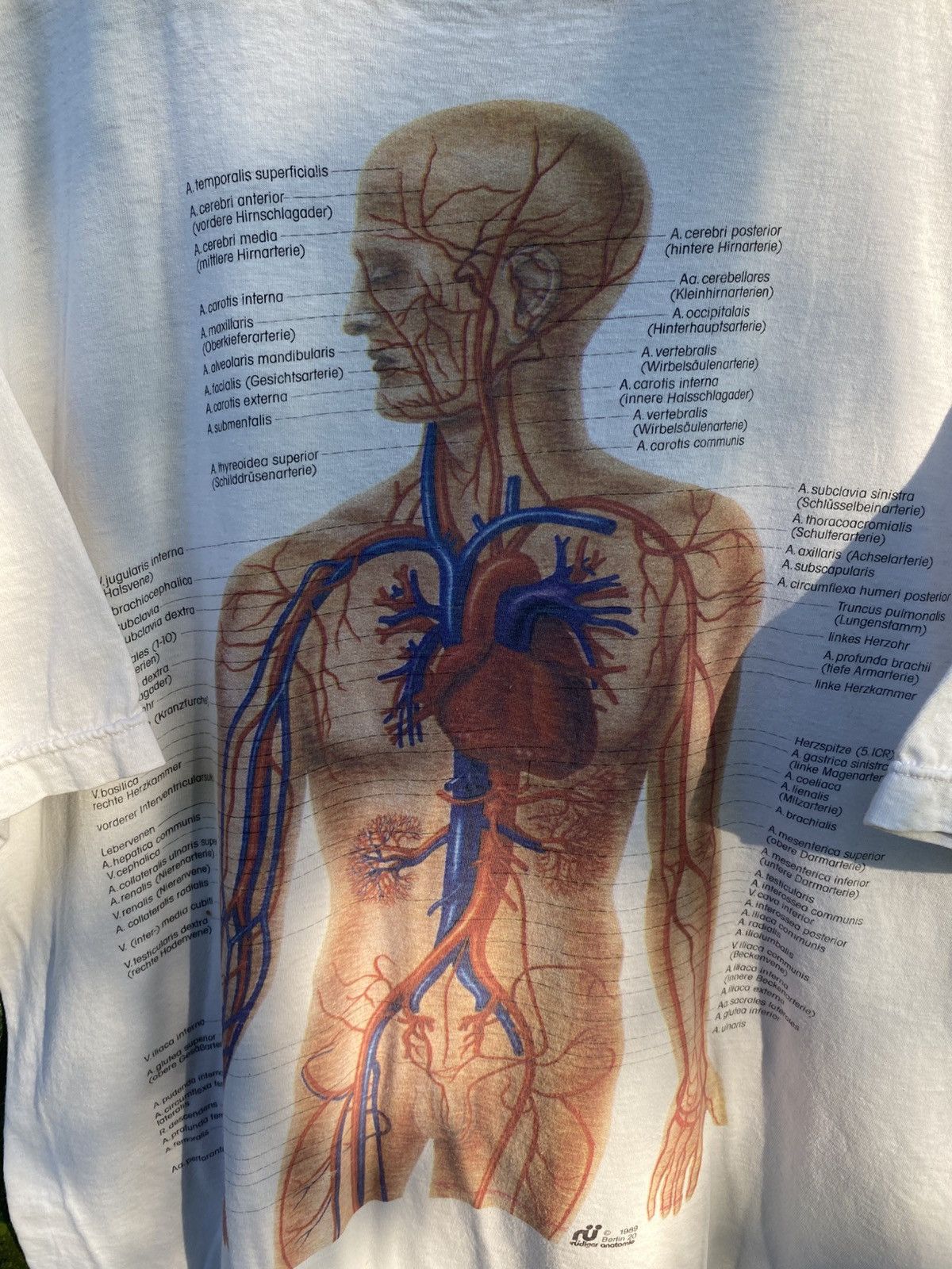 Nirvana Vintage rare 1989 Human anatomy Tee Size US XL / EU 56 / 4 - 3 Thumbnail