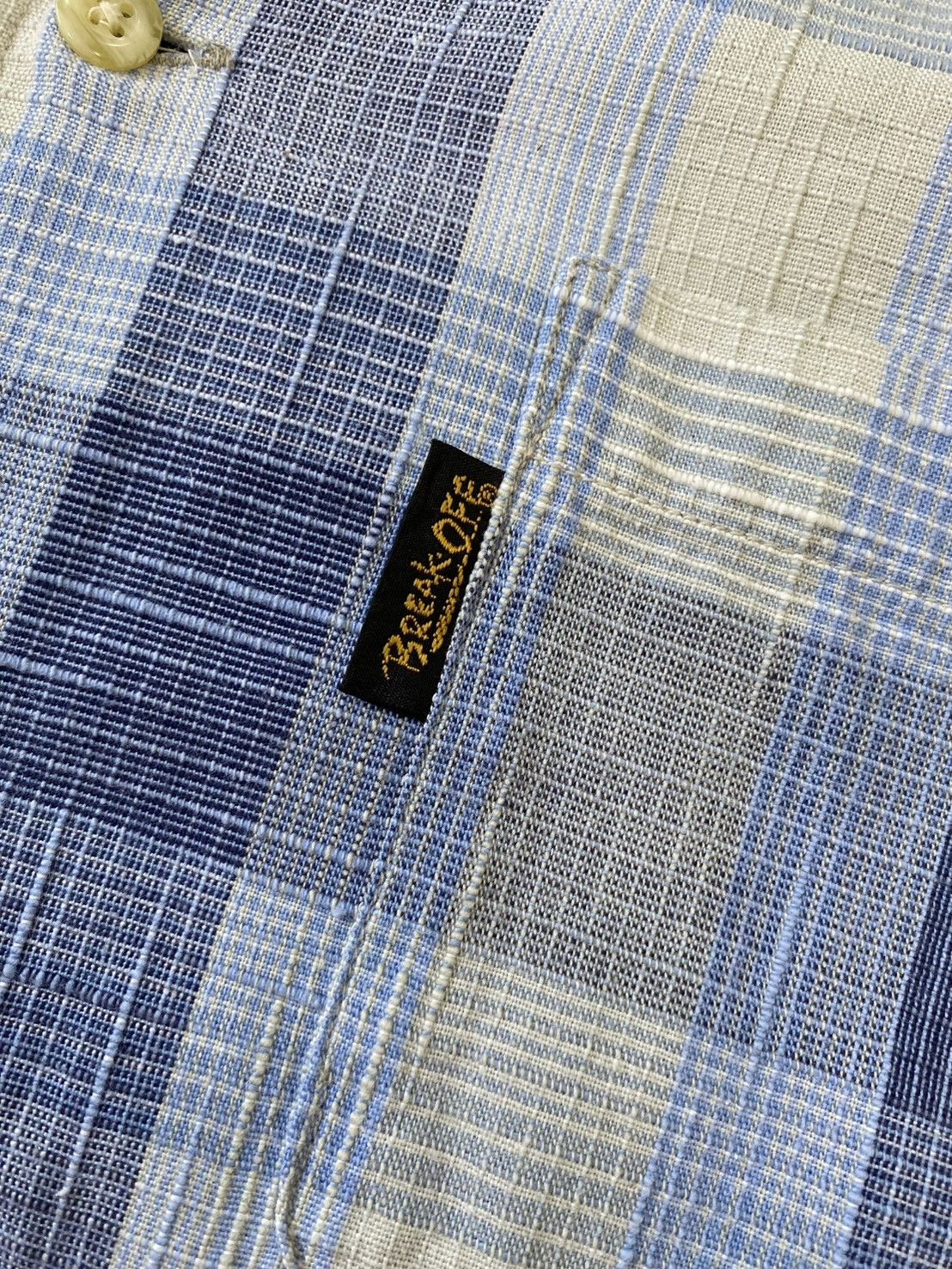 Vintage Vintage Break Off Plaid Shirt Size US L / EU 52-54 / 3 - 4 Thumbnail