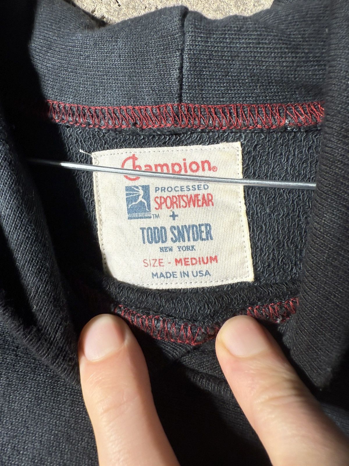 Champion × Todd Snyder Todd Snyder + Champion Black Tie-dye Hoodie Size US M / EU 48-50 / 2 - 10 Thumbnail