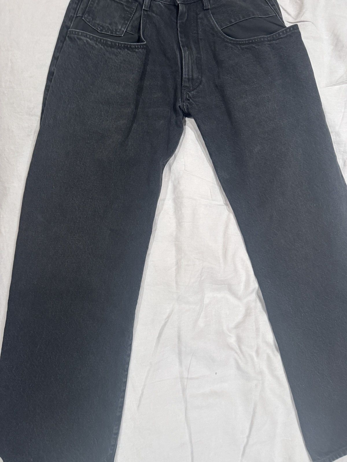 Maison Margiela Maison Margiela Straight Jeans With Contrasted Pockets Black Size US 31 - 2 Thumbnail