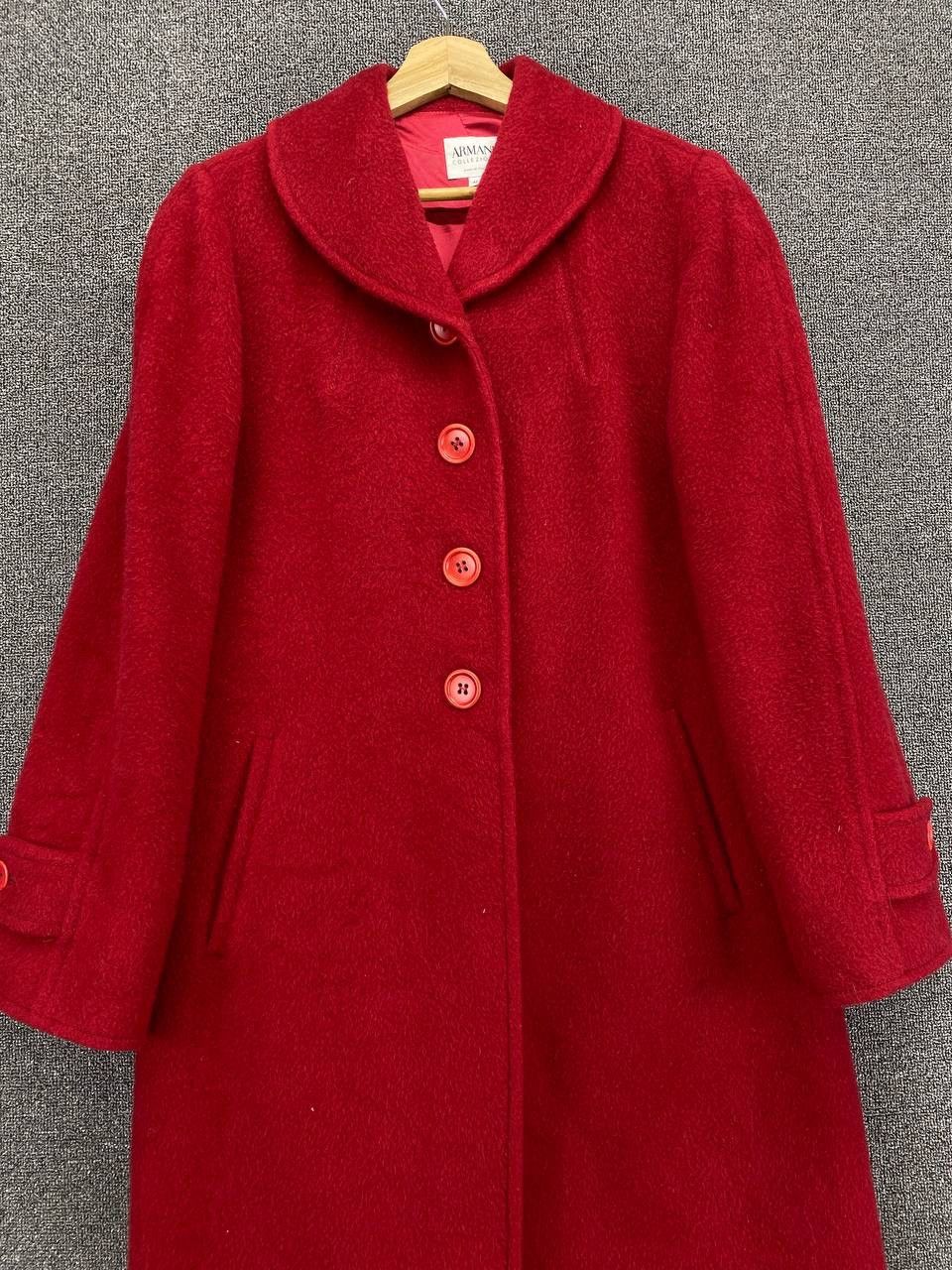Armani Collezioni Vintage Armani Collezioni Italian Wool Coat Long Jacket Size M / US 6-8 / IT 42-44 - 5 Thumbnail