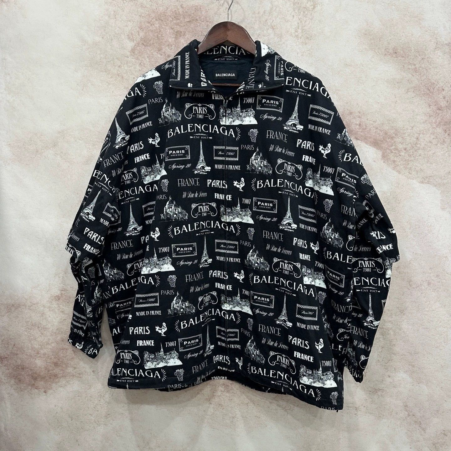 Balenciaga Garde Robe Oversized Harrington Jacket | Grailed