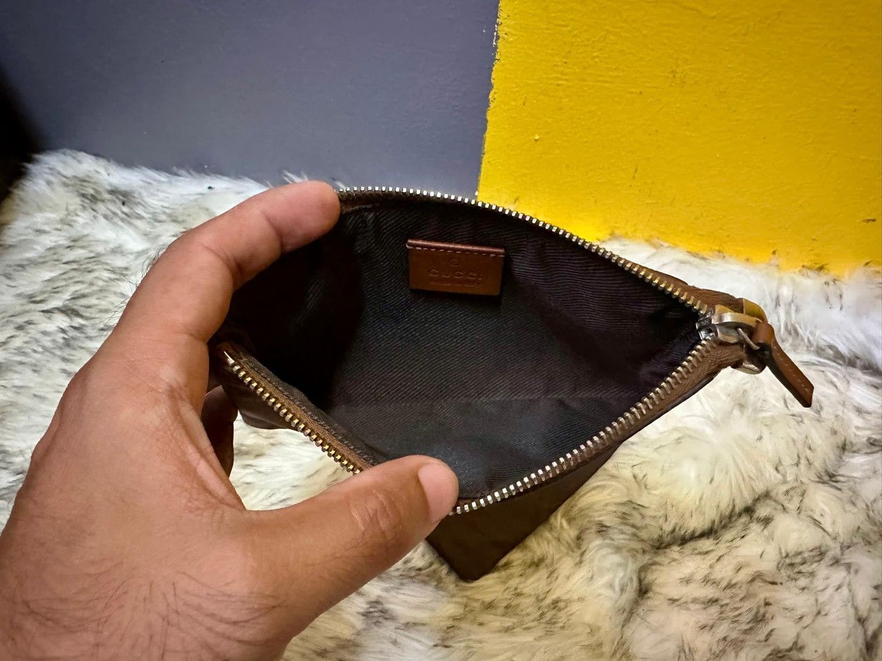 Gucci Authentic Gucci Guccisima Nylon Small Pouch Size ONE SIZE - 7 Thumbnail