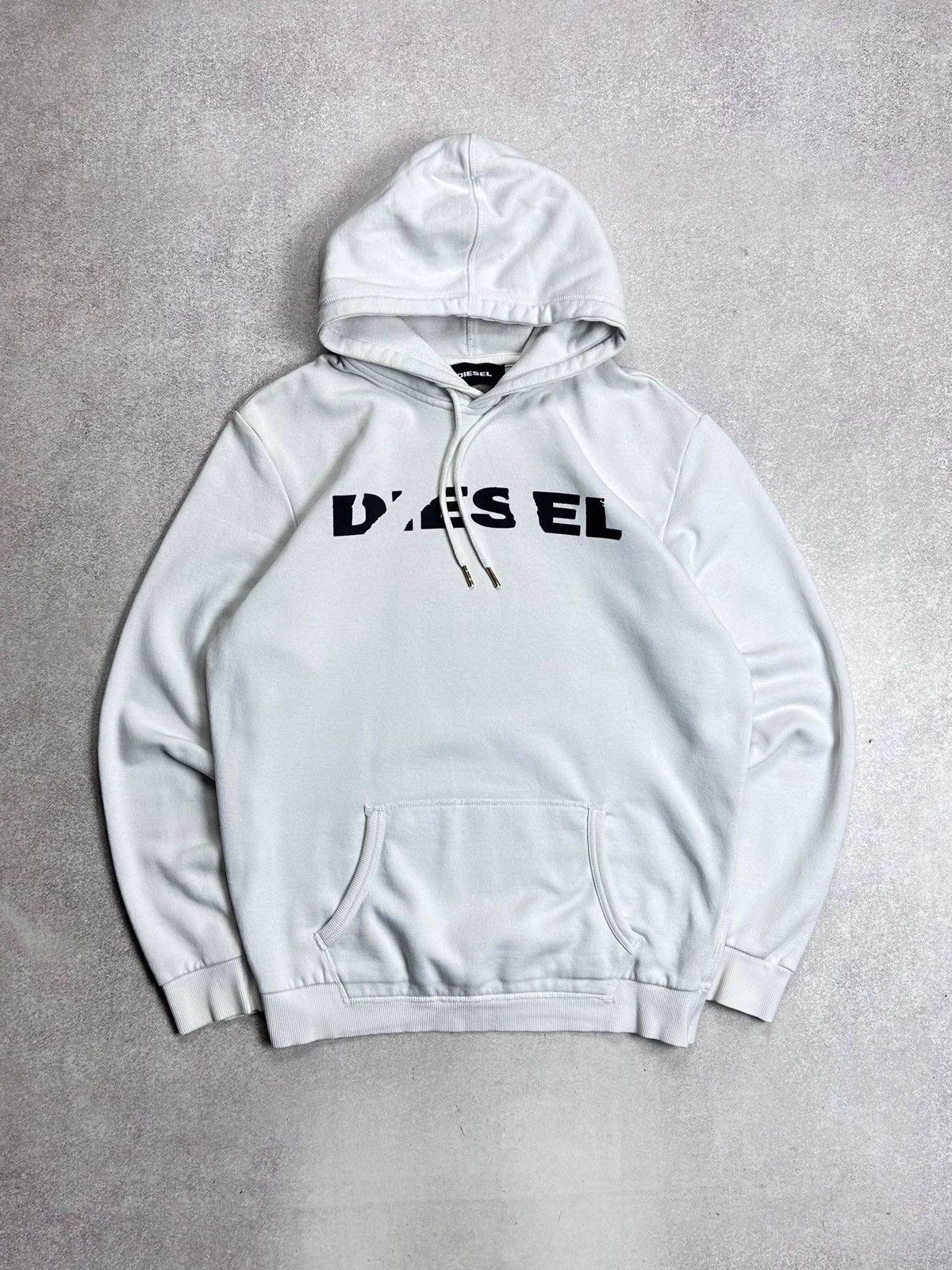 Diesel Vintage Diesel Spellout Boxy Hoodie Mens Rare M Size US M / EU 48-50 / 2 - 1 Thumbnail