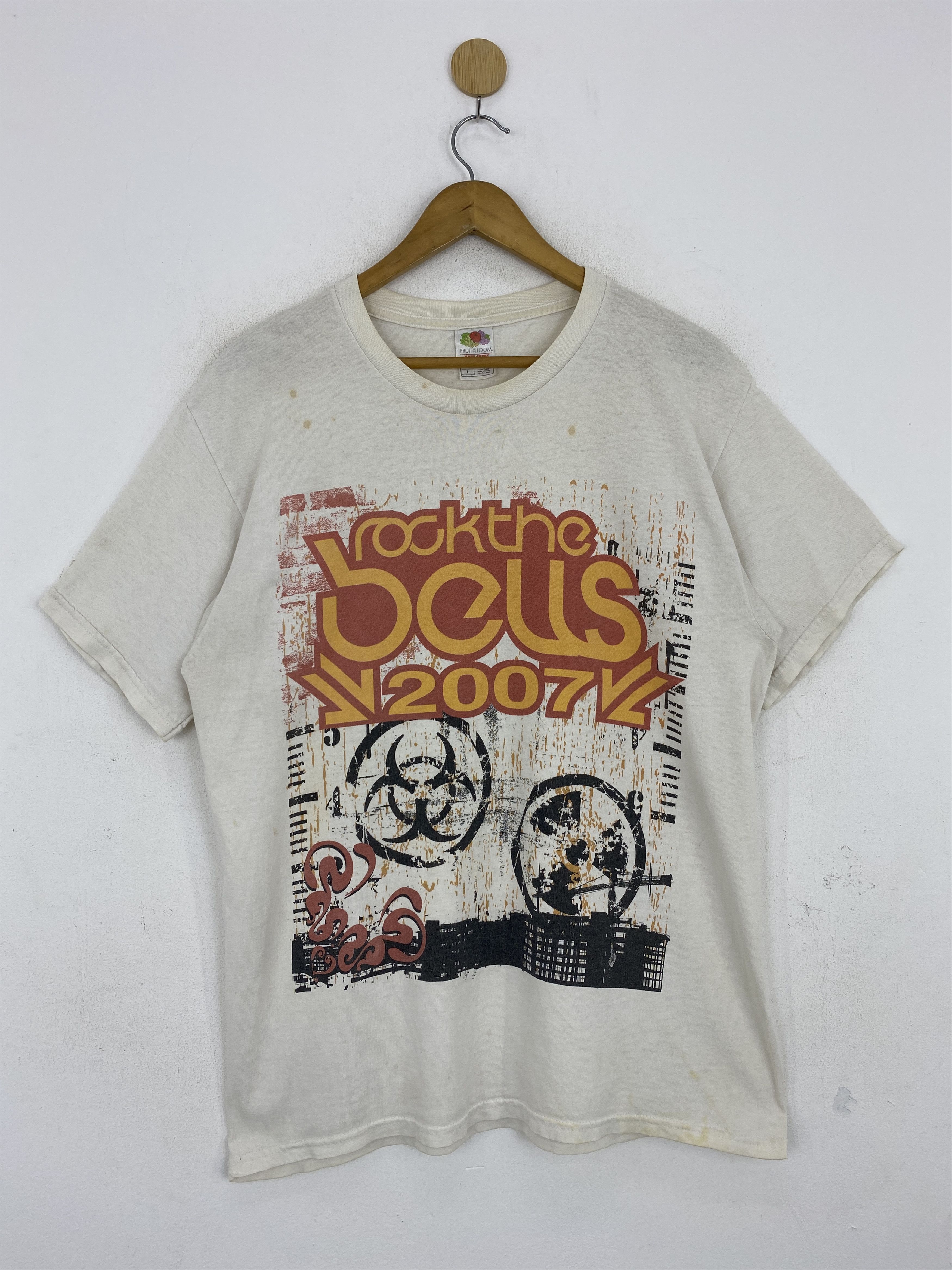 Vintage 2007 Rock The Bells RATM Wu Tang Tshirt TA0602