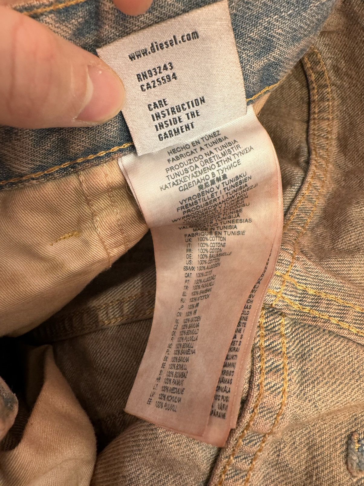 Diesel Diesel cargo pants jeans multi pocket rare vintage style new Size 26" / US 2 / IT 38 - 16 Thumbnail