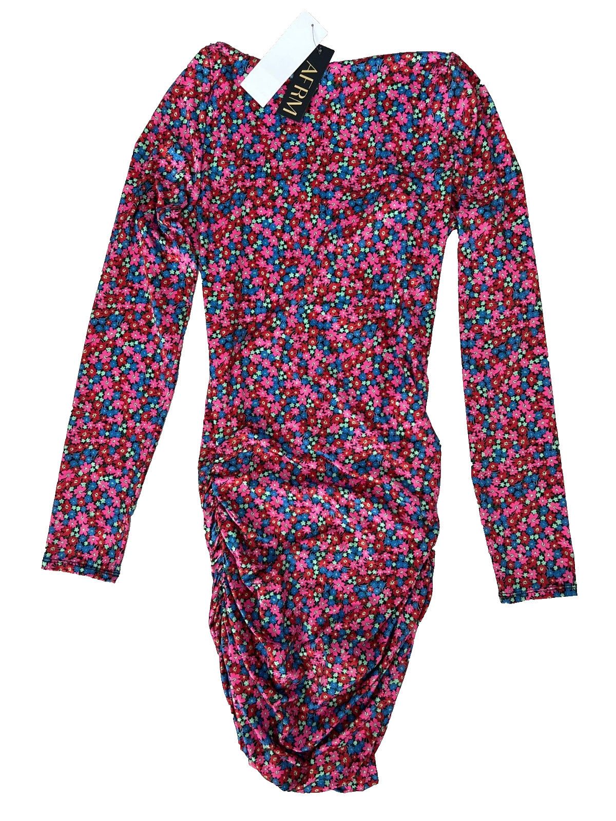 Other AFRM Cut Out Corinne Floral Dress Red Ditsy ( M ) Size M / US 6-8 / IT 42-44 - 5 Thumbnail