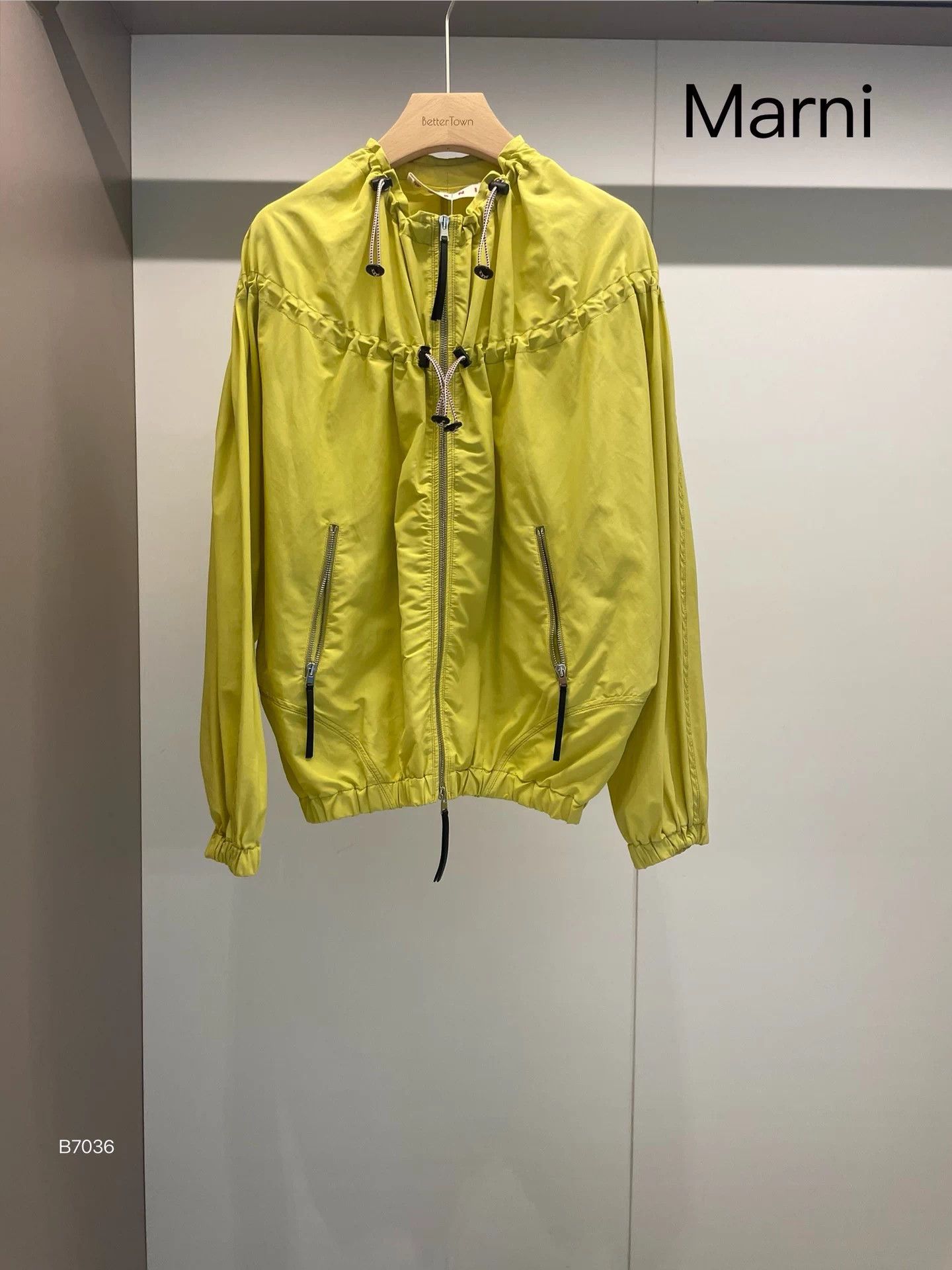 Marni marni authentic women's lemon yellow jacket size 36 Size XS / US 0-2 / IT 36-38 - 1 Thumbnail