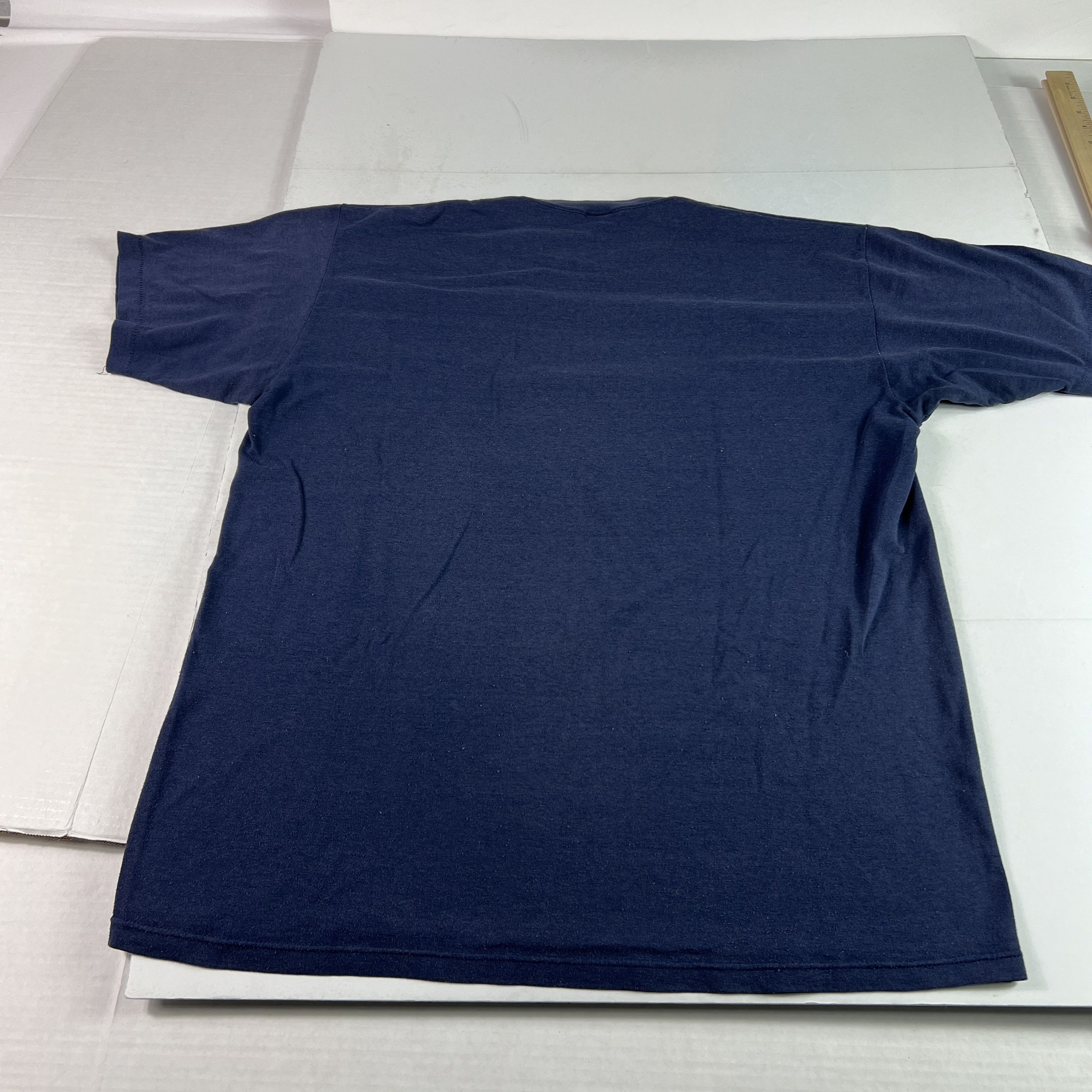 Jerzees VTG 80s Penn State Nittany Lion Shirt Blue Faded Tee Size US M / EU 48-50 / 2 - 9 Thumbnail