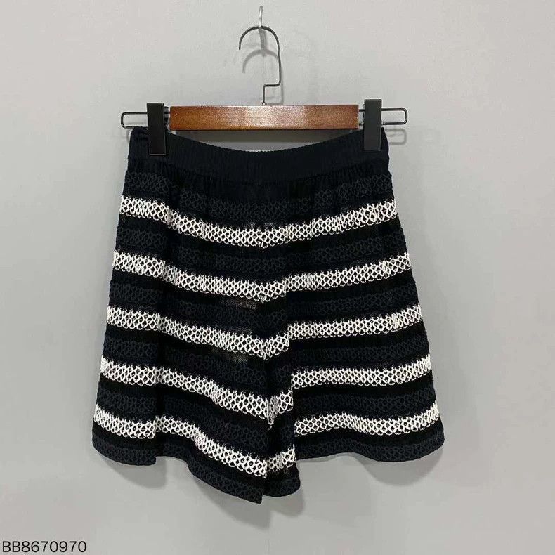 Chanel Chanel Striped Woven Shorts -2505 Size US 34 / EU 50 - 2 Thumbnail
