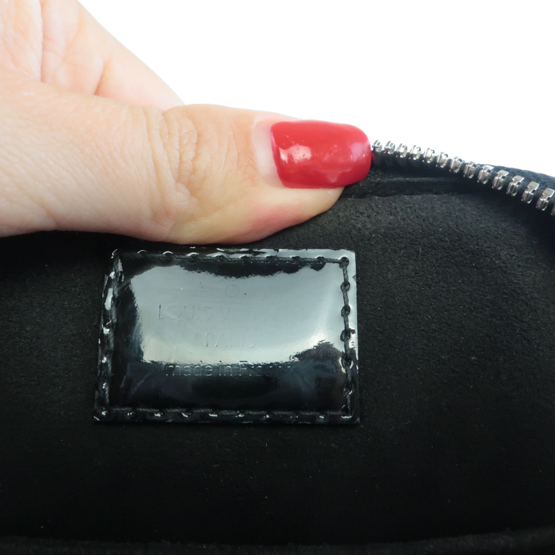 Louis Vuitton Louis Vuitton Black Noir Epi Electric Alma BB Bag Size ONE SIZE - 16 Thumbnail