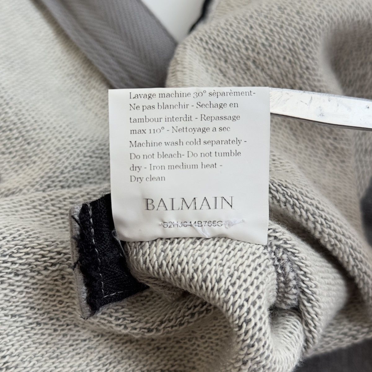 Balmain Balmain F/W 2011 Decarnin Sleeveless Hoodie Size US XS / EU 42 / 0 - 13 Thumbnail