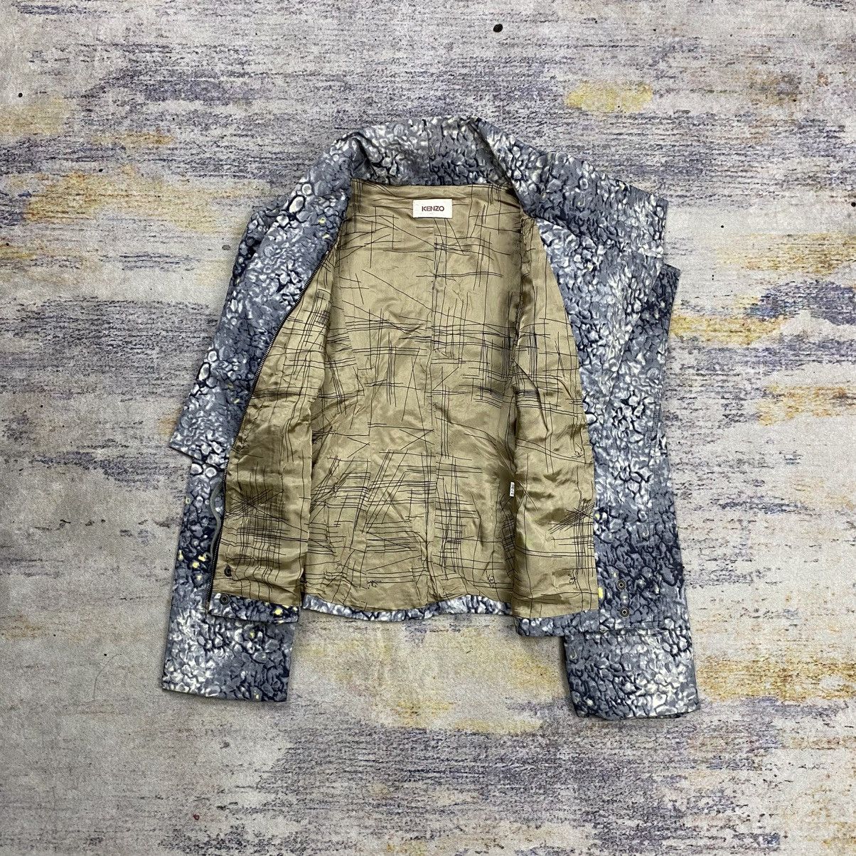 Kenzo Kenzo abstract print asymmetrical jacket Size M / US 6-8 / IT 42-44 - 11 Thumbnail