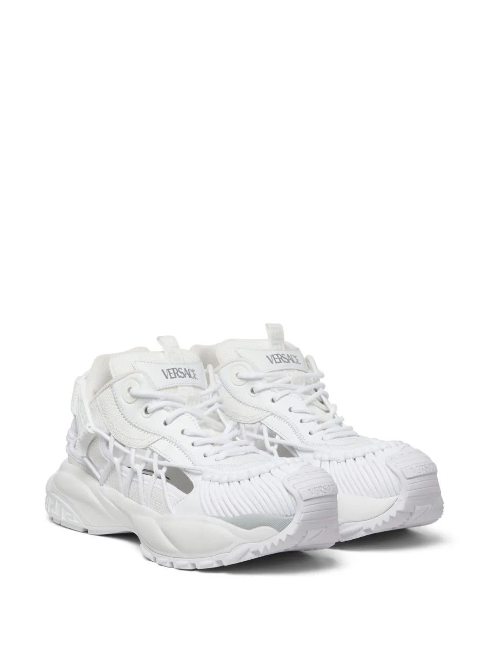 Versace o1y0226 Low-Top Sneakers in White Size US 6.5 / IT 36.5 - 2 Thumbnail
