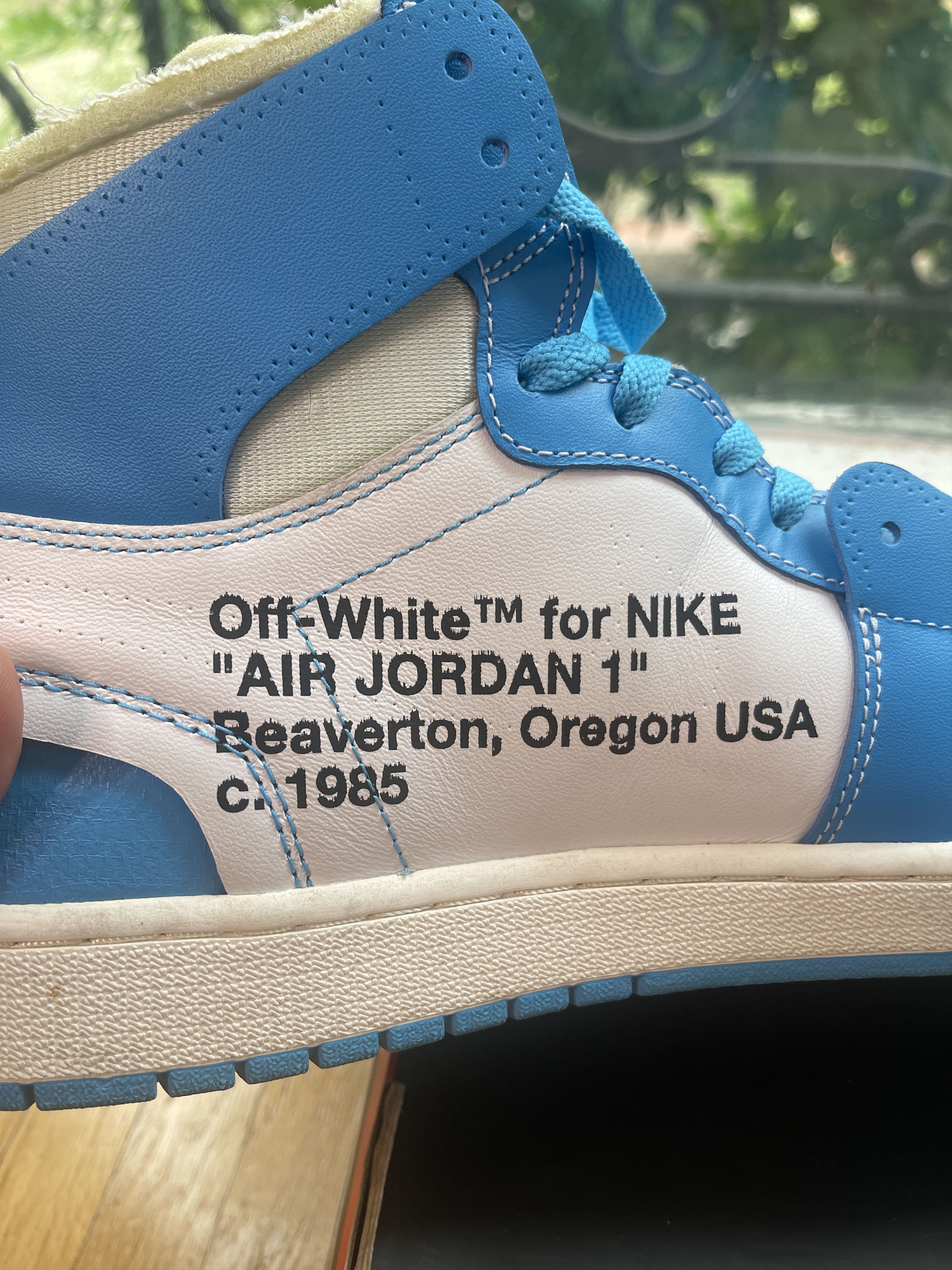 Jordan Brand × Off-White Jordan 1 Off White NRG UNC Size 12.5 Size US 12.5 / EU 45-46 - 12 Thumbnail