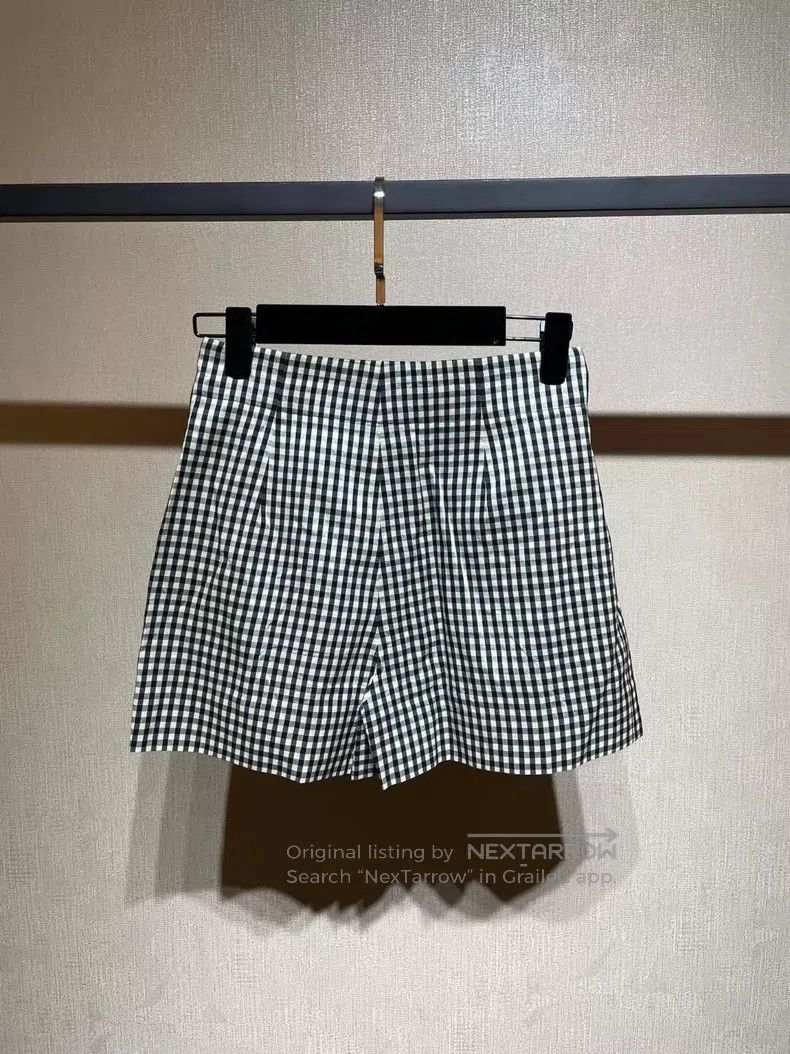 Dior Dior Classic black and white checkered shorts Size 42" / US 20 - 4 Thumbnail