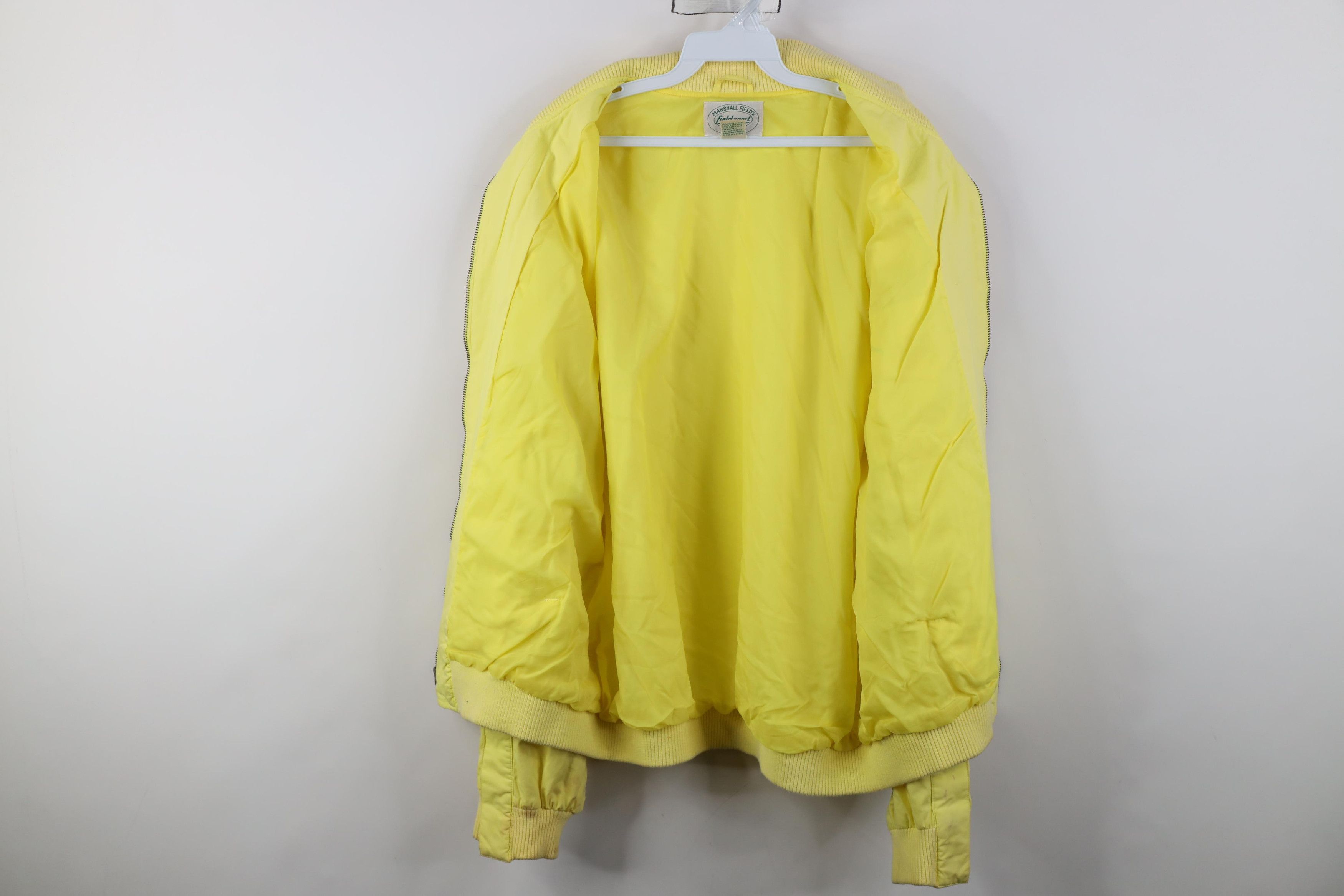 Vintage Vintage 80s 90s Streetwear Cafe Racer Bomber Jacket Yellow Size US XL / EU 56 / 4 - 15 Thumbnail