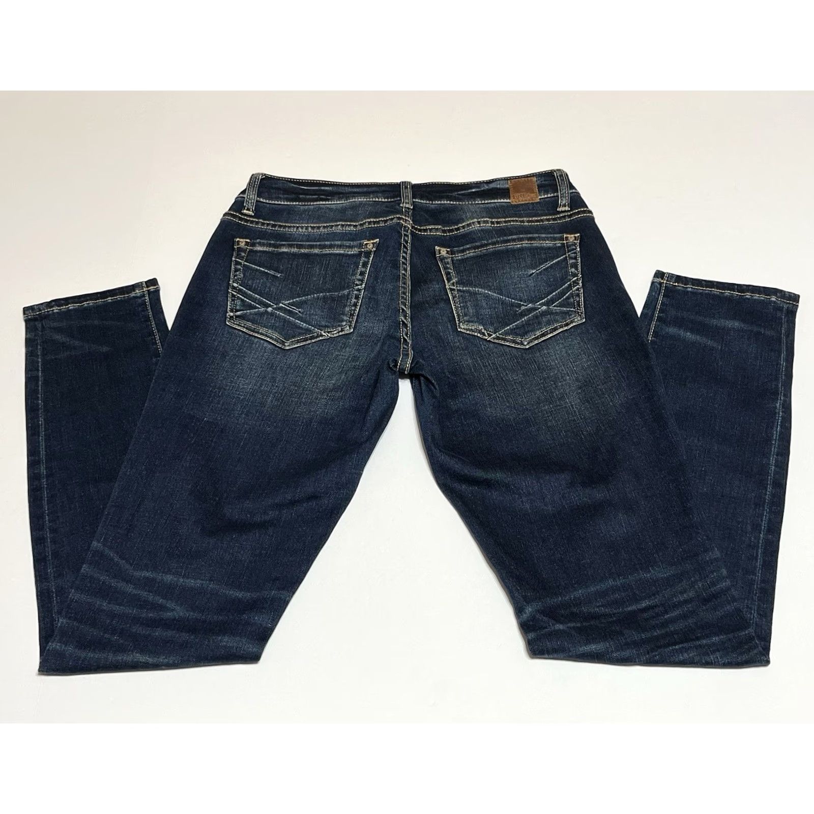 BKE BKE Payton Skinny Stretch Mid Rise Dark Wash Jeans Women’s 30x31.5 Regular Denim Cotton Polyester Spandex 5-Pocket Size 30" / US 8 / IT 44 - 2 Thumbnail